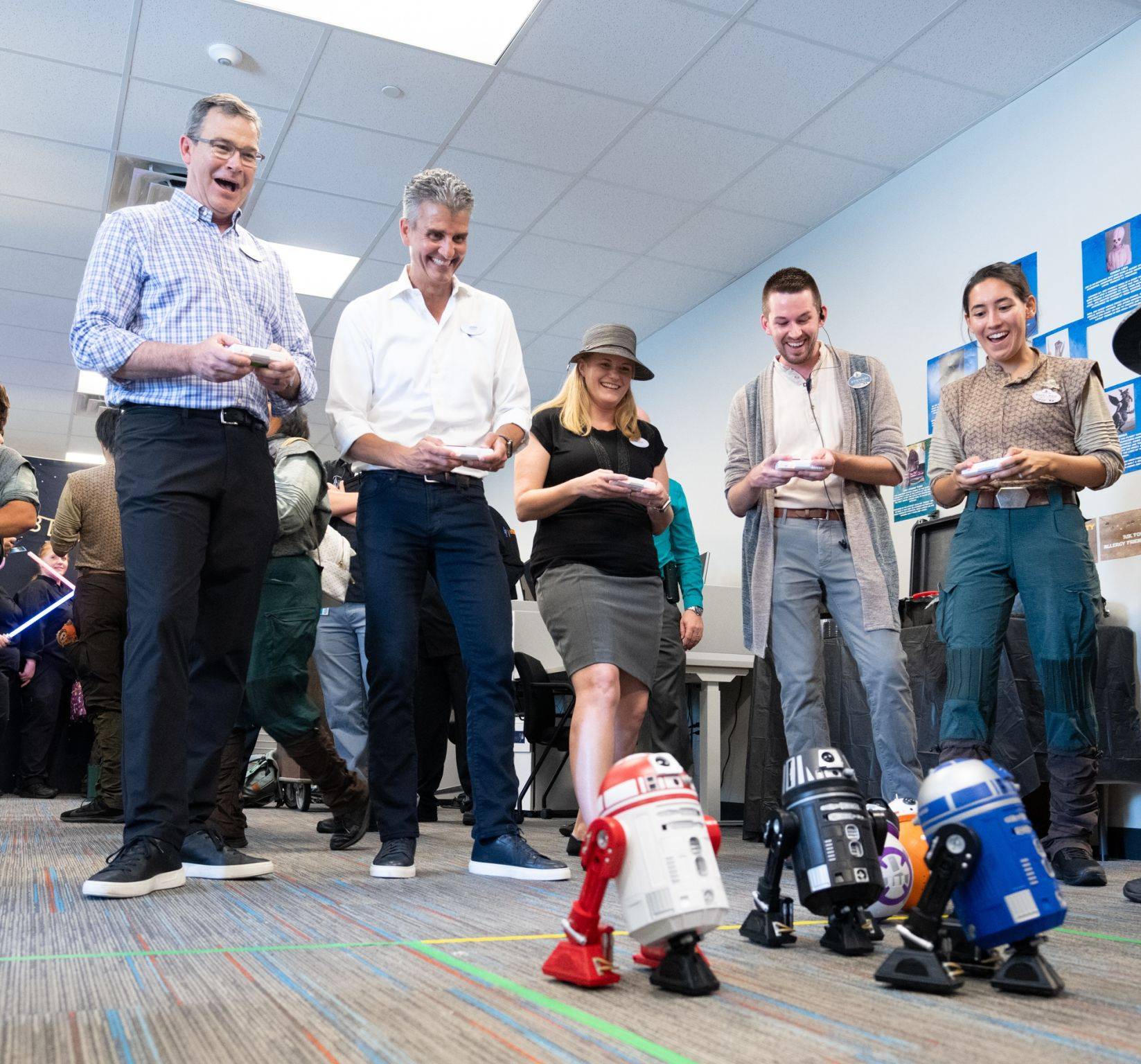 Walt Disney World President Jeff Vahle and New Disney CEO Josh D'Amaro