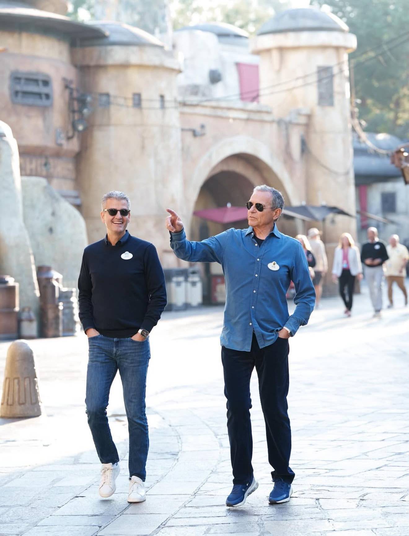 Bob Iger and Josh D'Amaro Tour Disneyland Following CEO Announcement