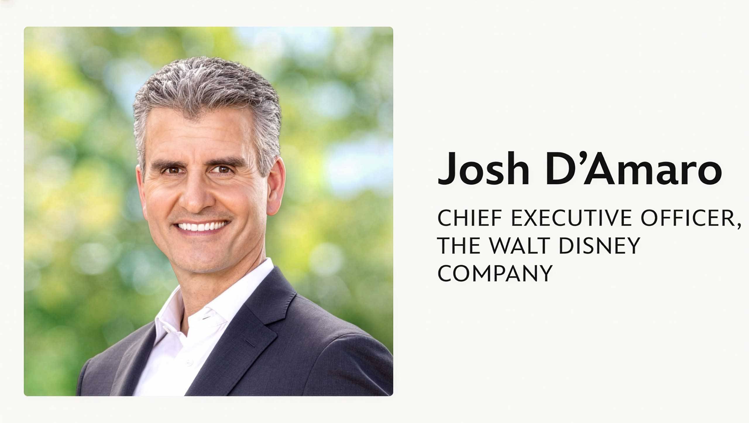 Disney's Updated Executive Leadership Structure as D'Amaro Becomes CEO