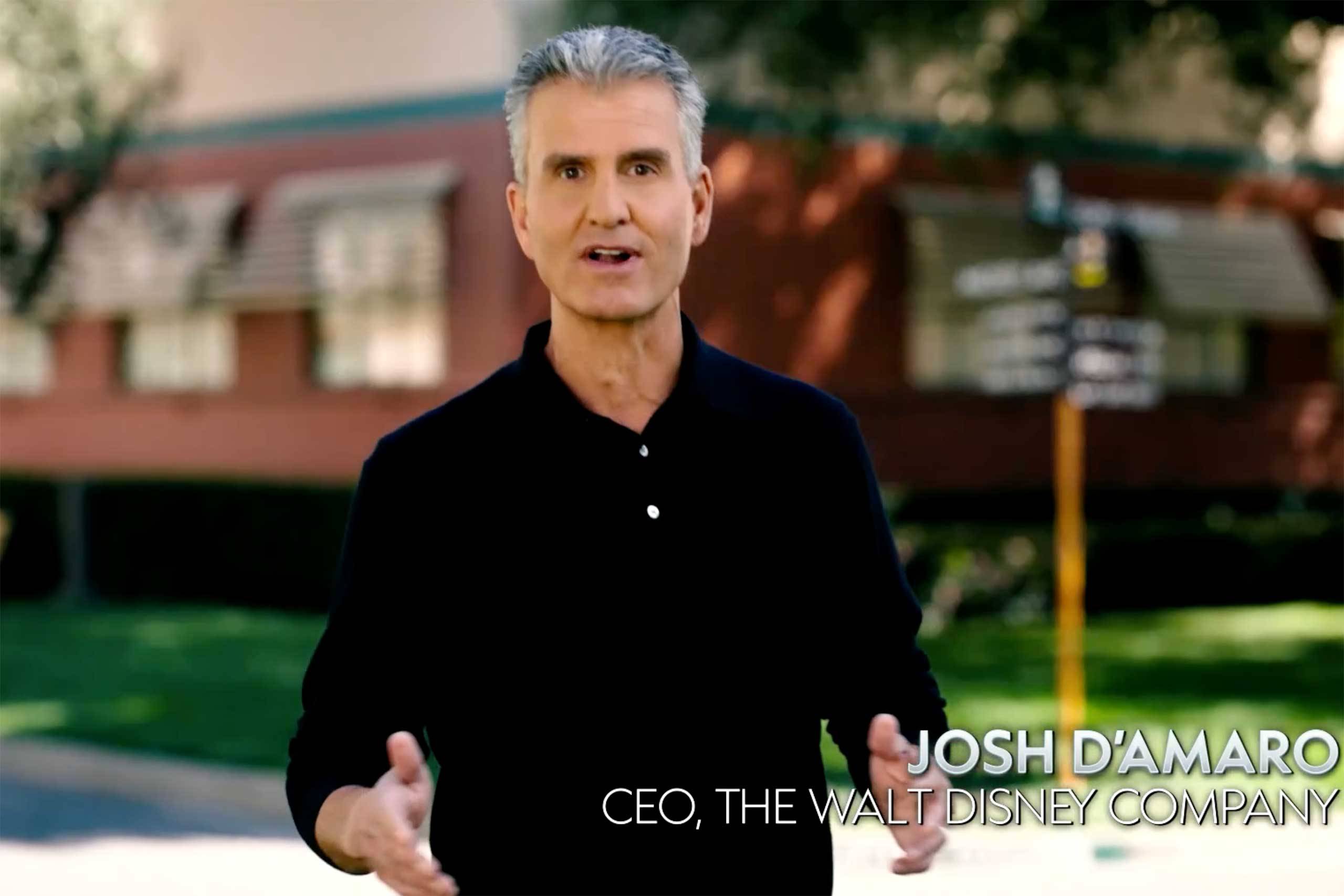 Josh D'Amaro's First Day as Disney CEO: Shareholder Address and Disney Believe Reveal