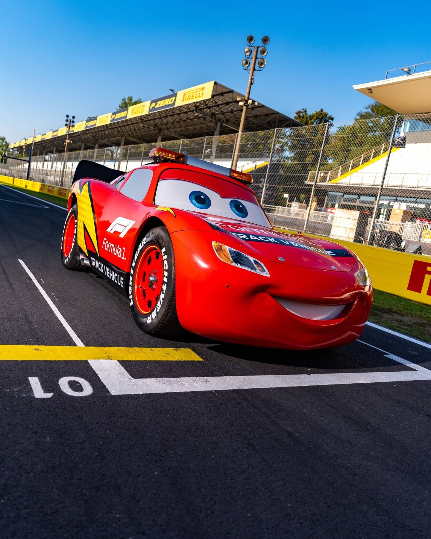Disney and Formula 1 Team Up for Special Lightning McQueen Monza Appearance