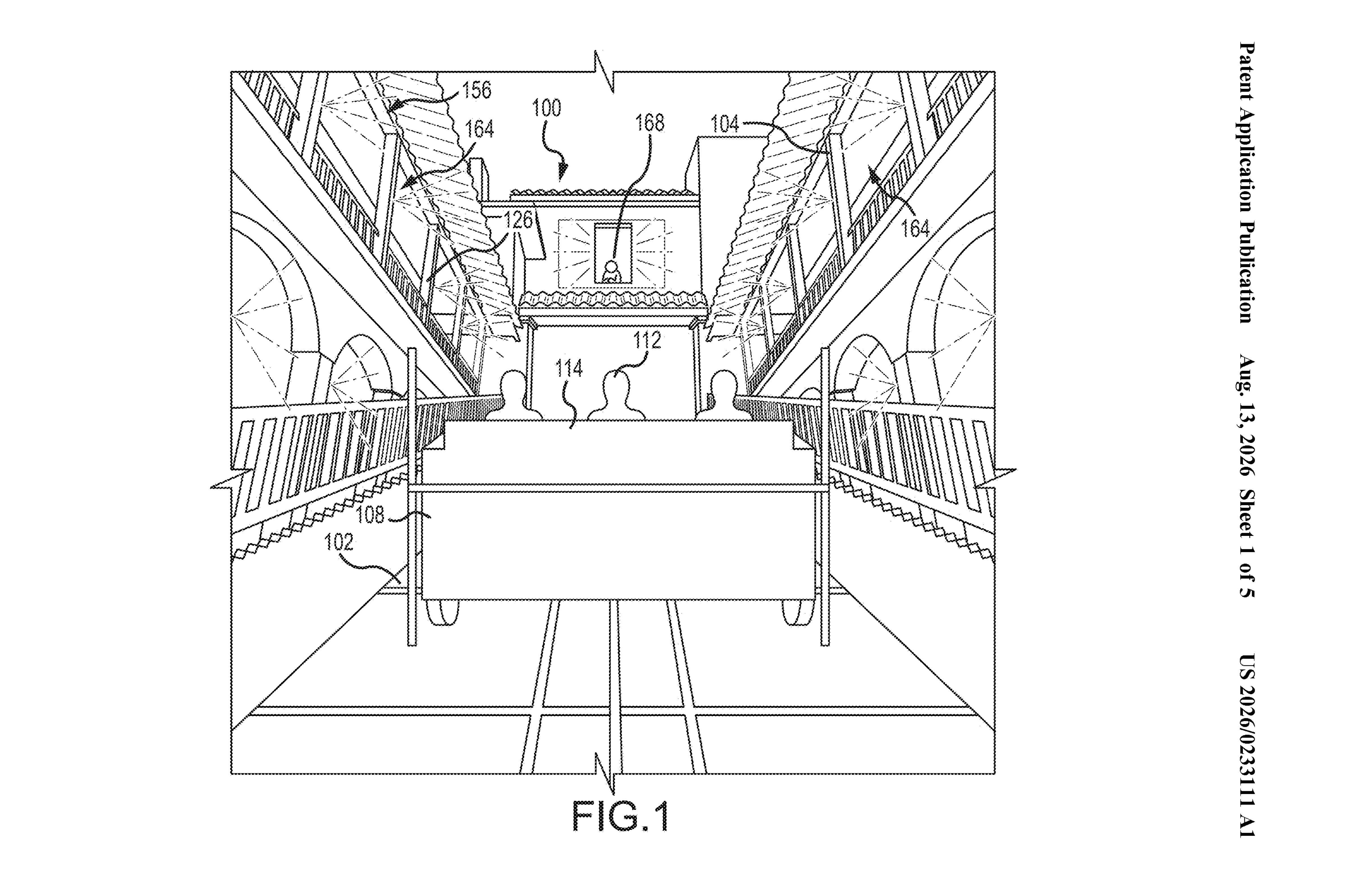 Patent Images: Disney's Elevation Change Illusion