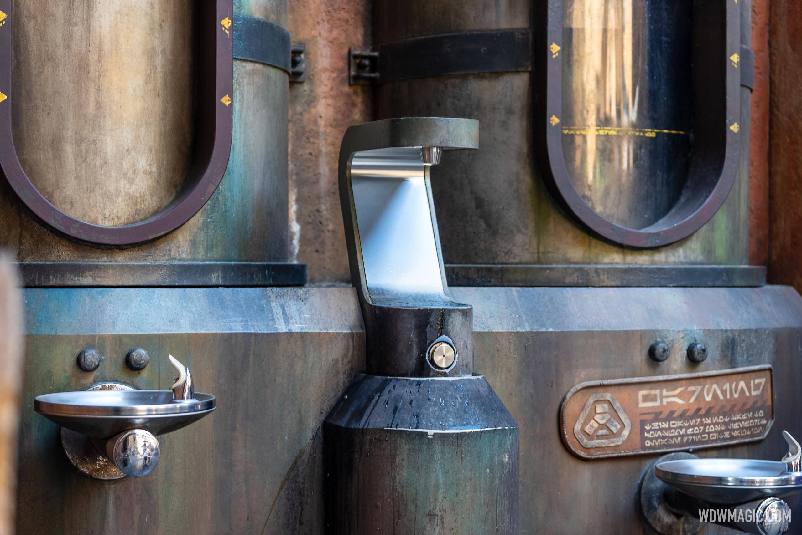 Water Bottle Refill Station in Star Wars Galaxy's Edge at Disney's Hollywood Studios