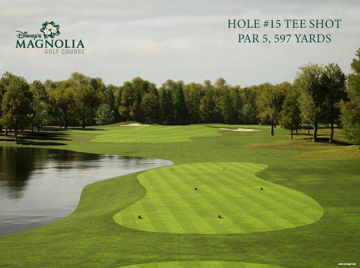 Reimagining of Disney's Magnolia Golf Course - Hole 15