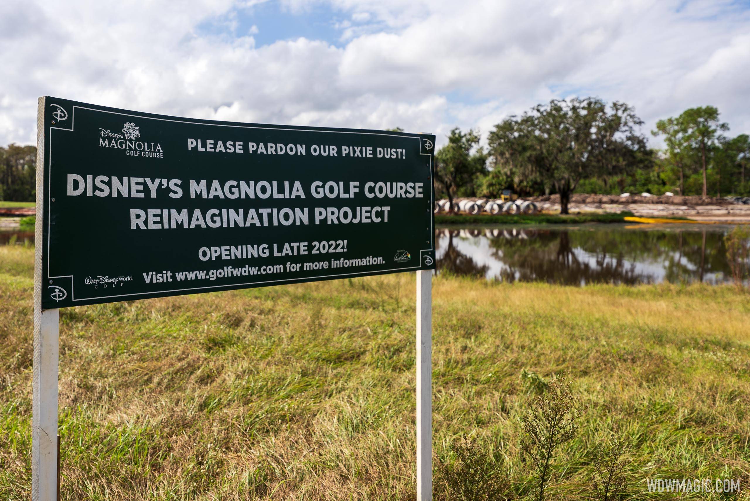 Magnolia golf course refurbishment 2022