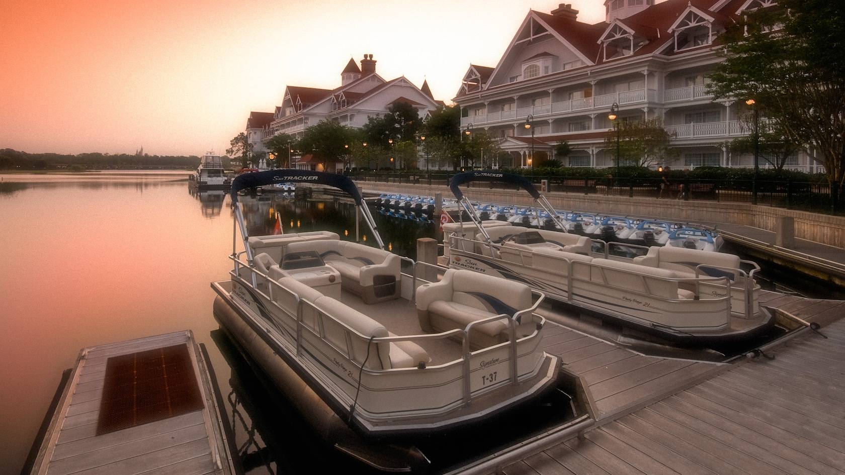 Pontoon Boat at Disney's Grand Floridian Resort