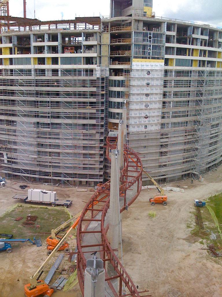 Latest Bay Lake Tower construction photos