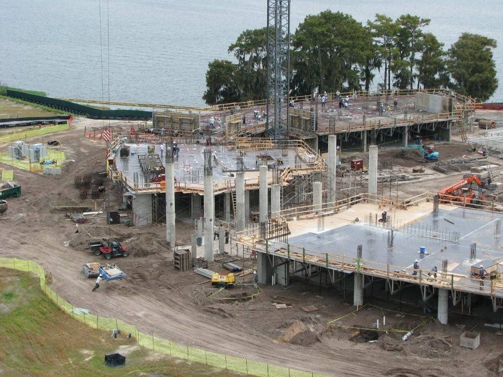 Latest progress photos on the Contemporary DVC Tower construction