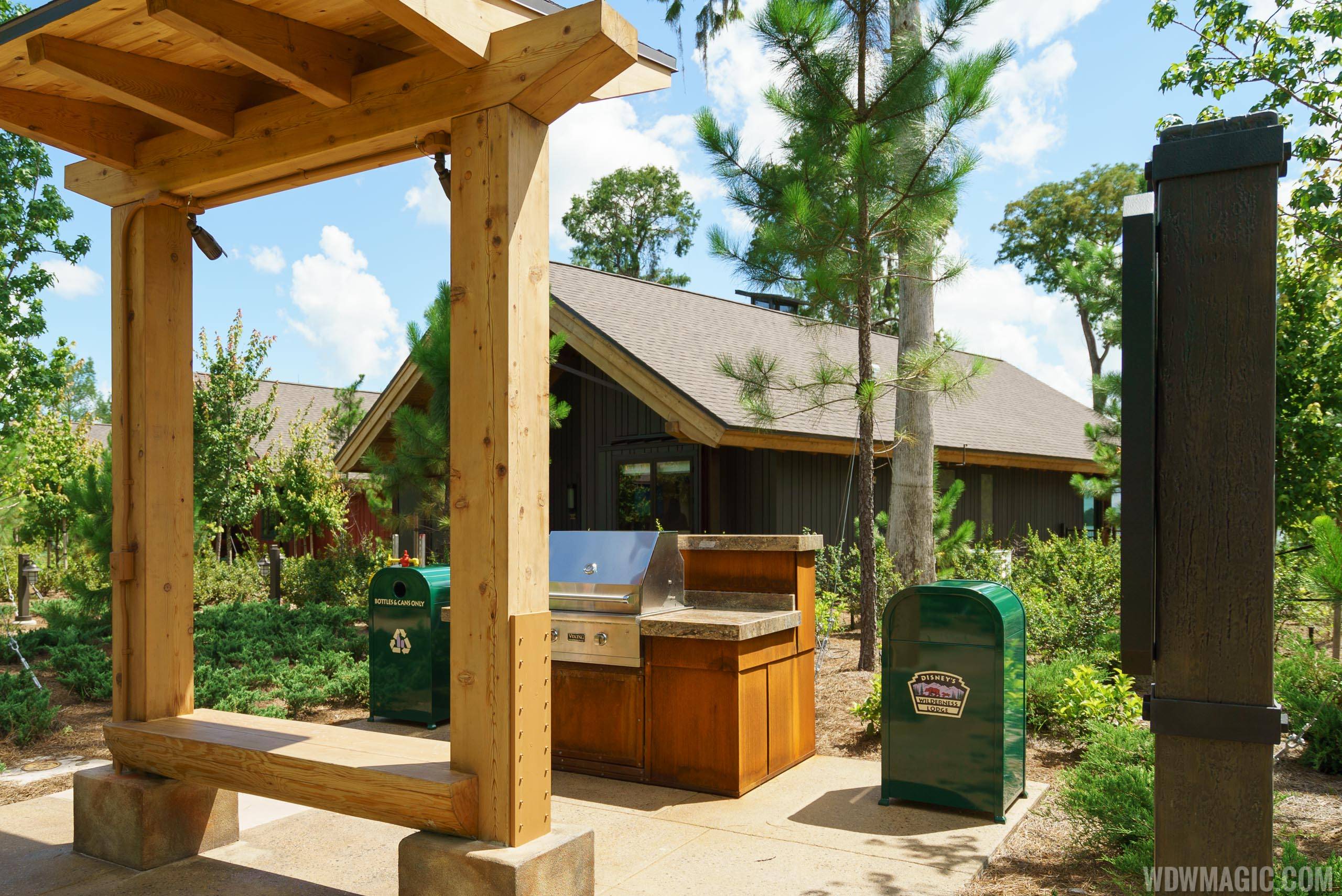 Copper Creek Villas and Cabins at Disney's Wilderness Lodge - Grilling Area at the Cabins