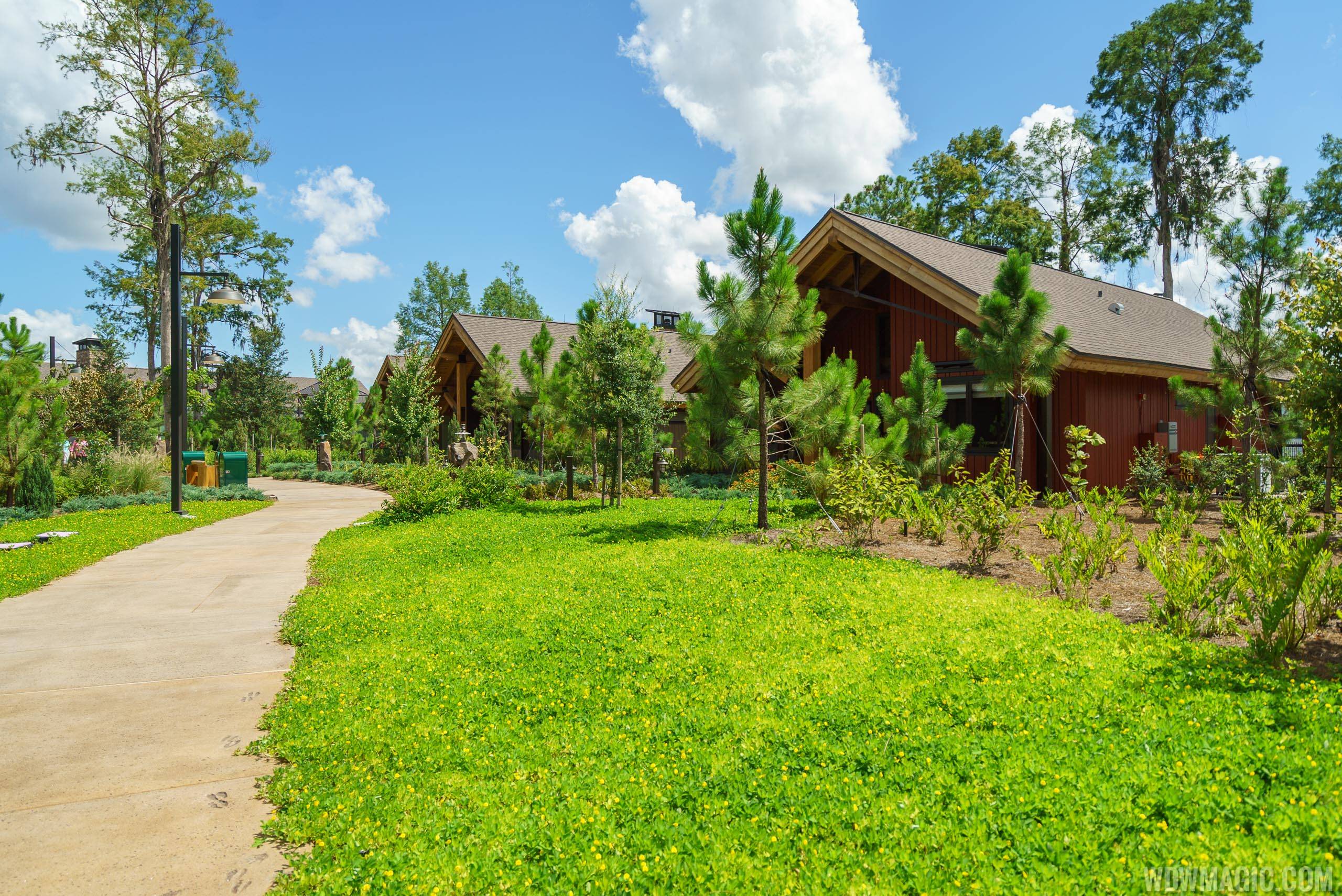 Copper Creek Villas and Cabins at Disney's Wilderness Lodge - View of the Cabins