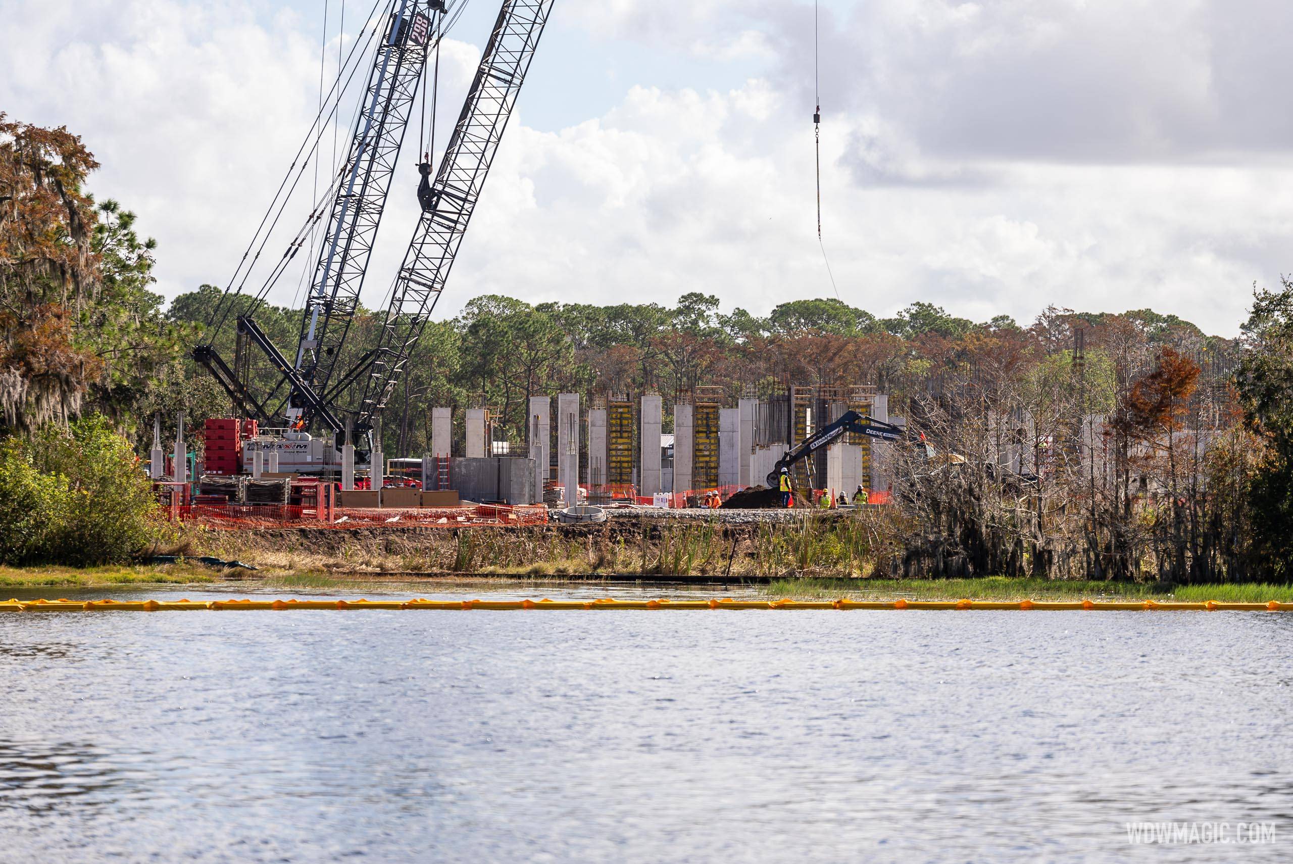 Disney Lakeshore Lodge Construction - December 17, 2024