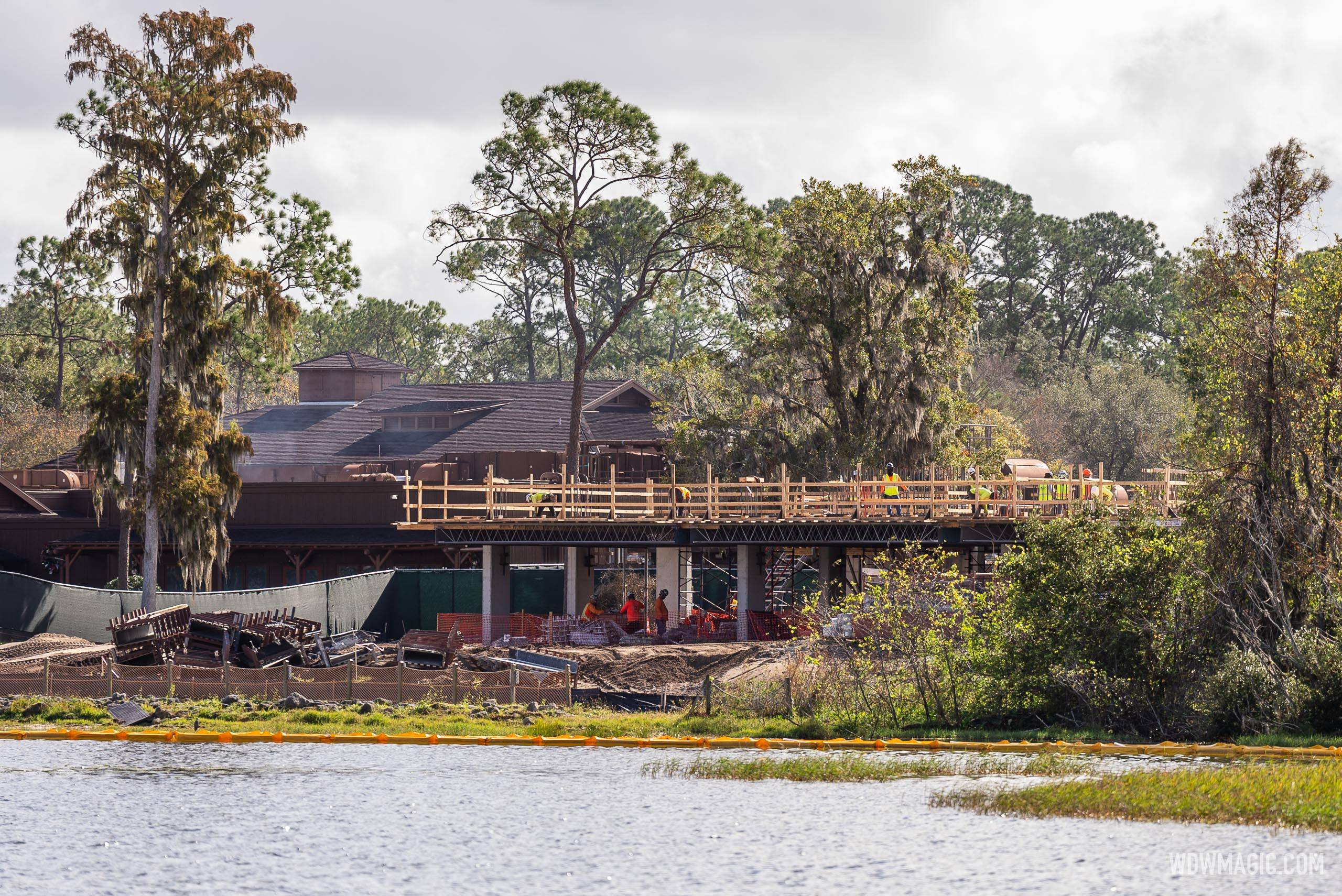 Disney Lakeshore Lodge Construction - December 17, 2024