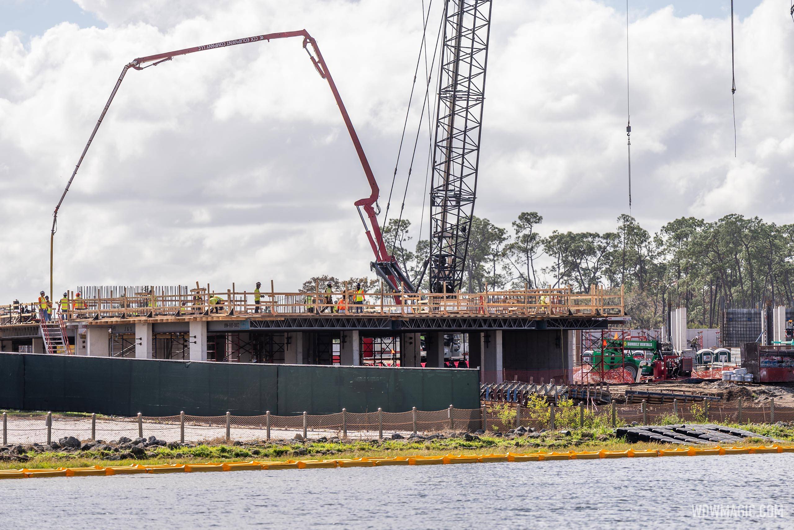 Disney Lakeshore Lodge Construction - December 17, 2024