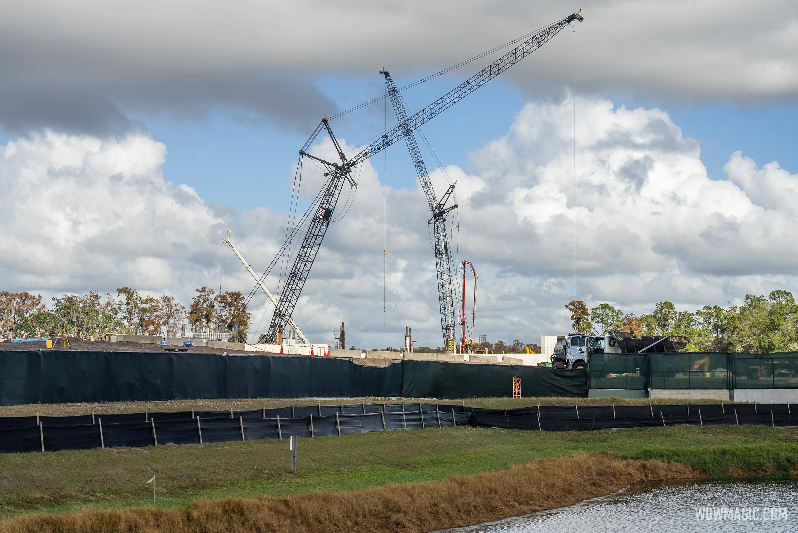 Disney Lakeshore Lodge Construction - December 17, 2024
