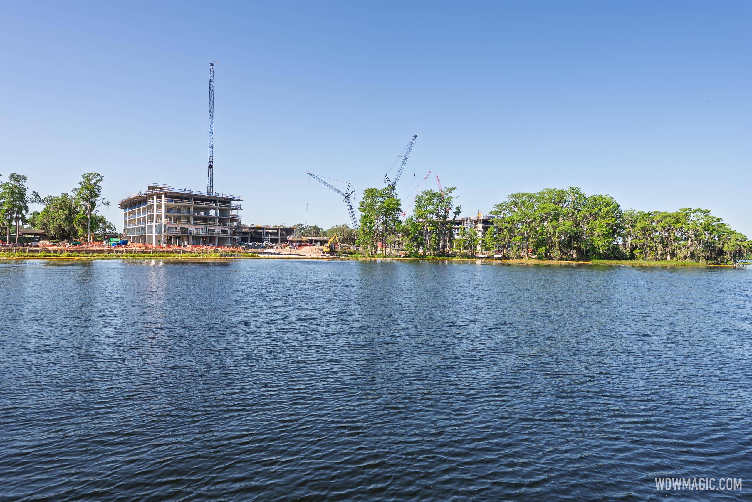 Disney Lakeshore Lodge Construction - April, 2025