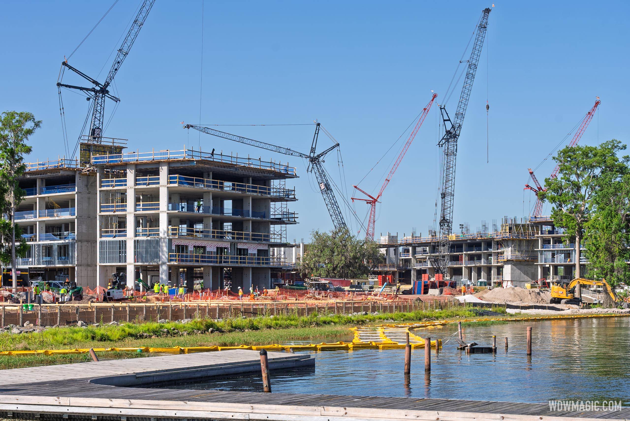 Disney Lakeshore Lodge Construction - April, 2025