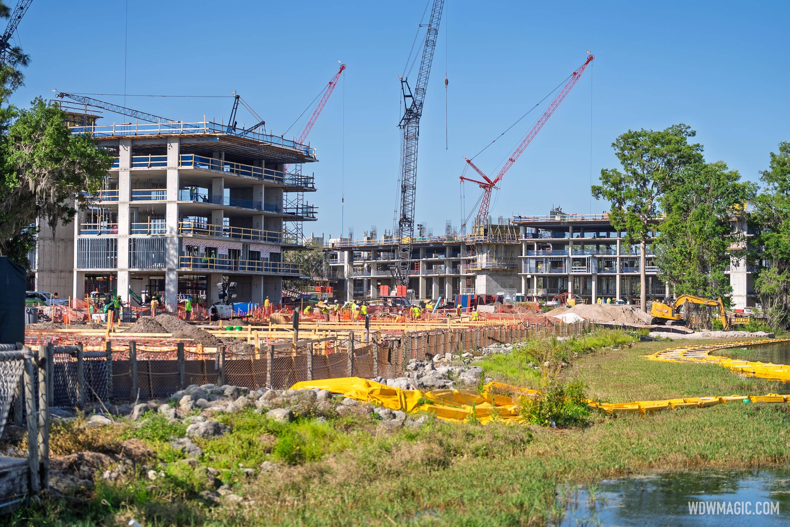 Disney Lakeshore Lodge Construction - April, 2025