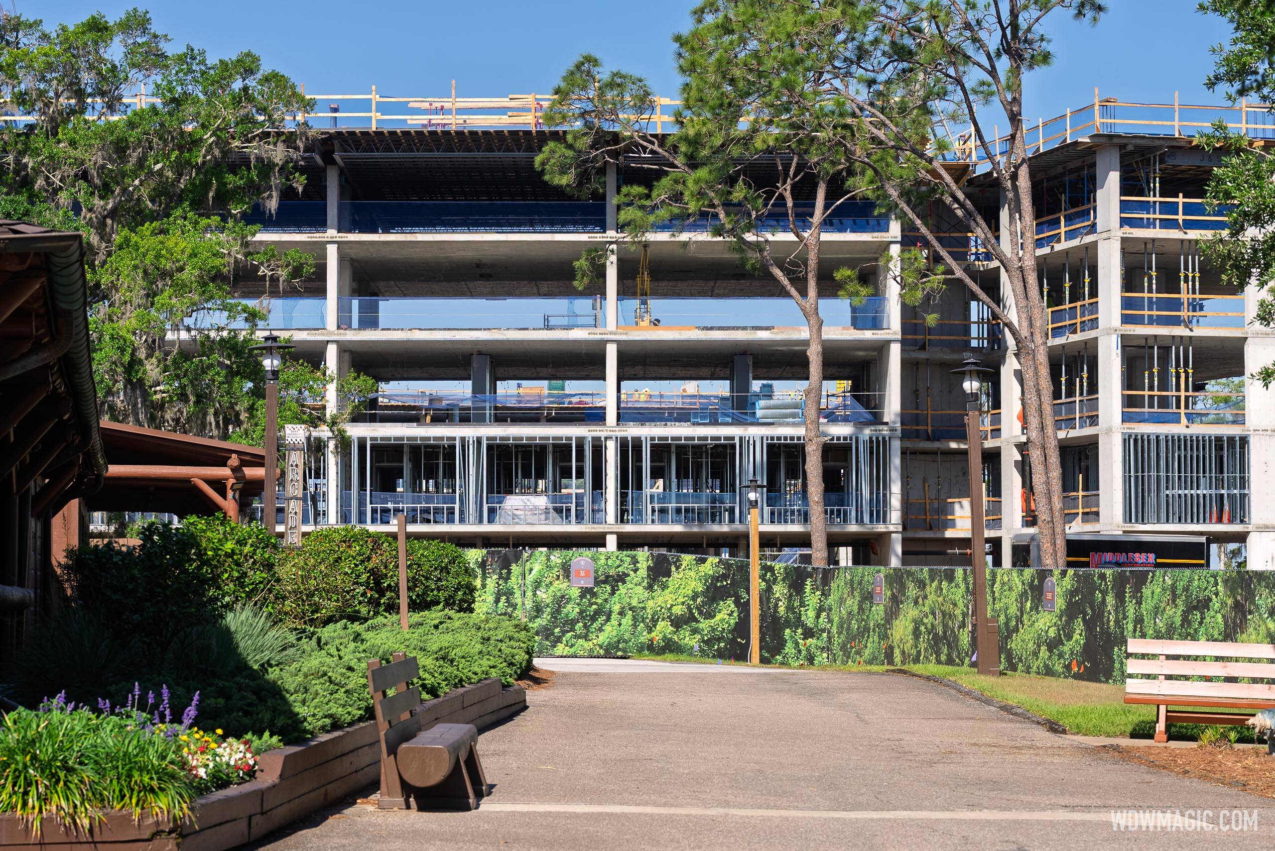 Disney Lakeshore Lodge Construction - April, 2025