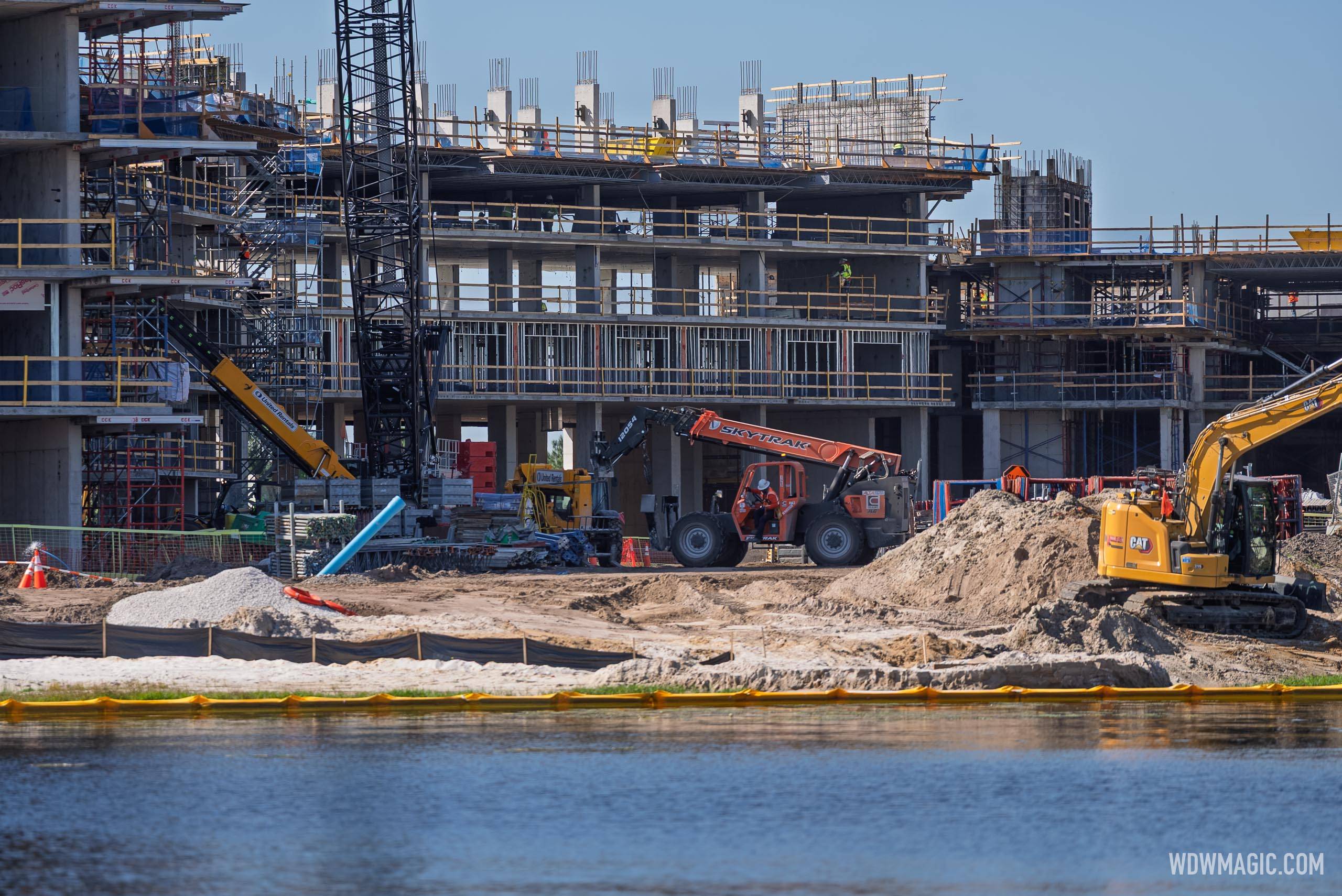 Disney Lakeshore Lodge Construction - April, 2025