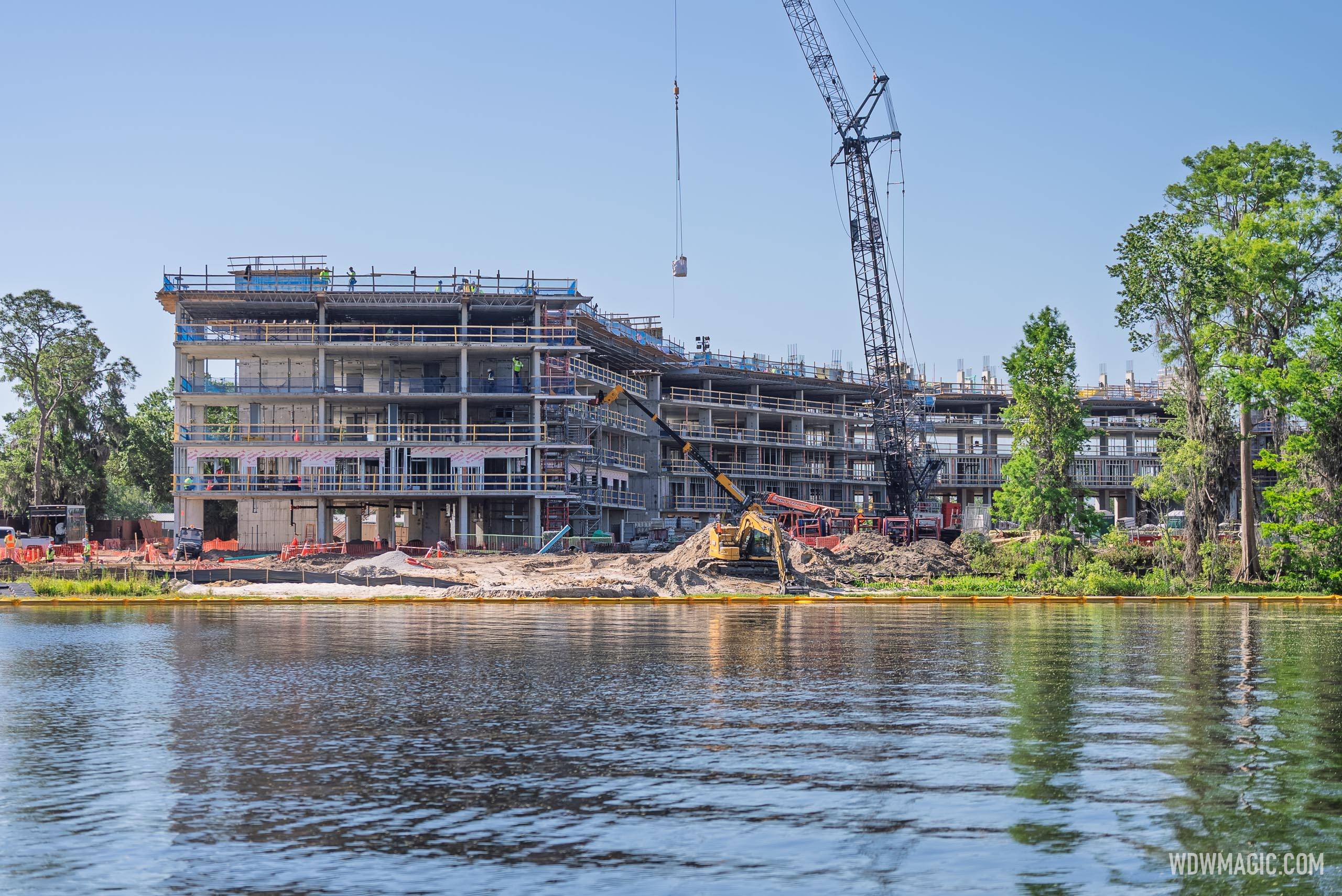 Disney Lakeshore Lodge Construction - April, 2025
