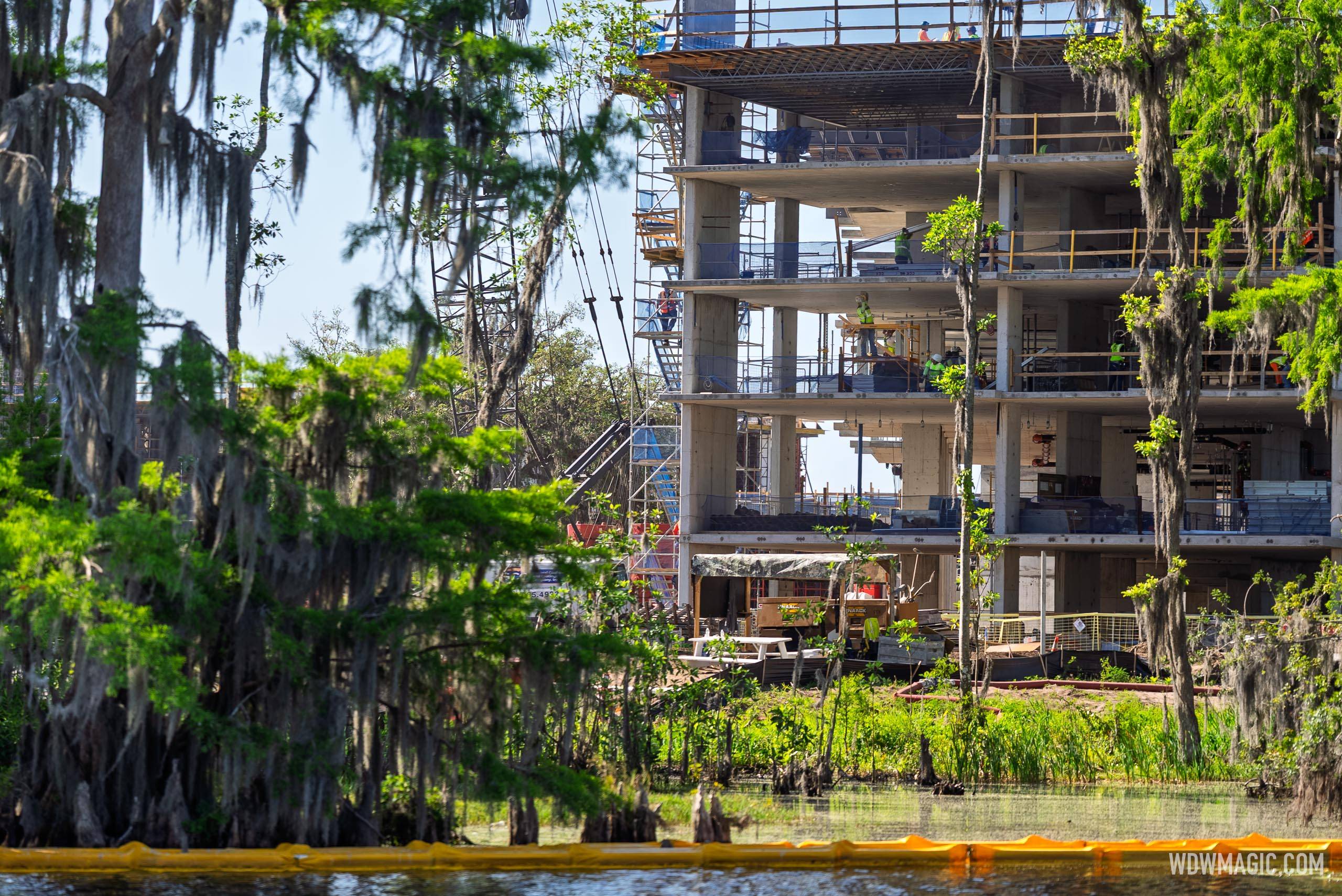 Disney Lakeshore Lodge Construction - April, 2025