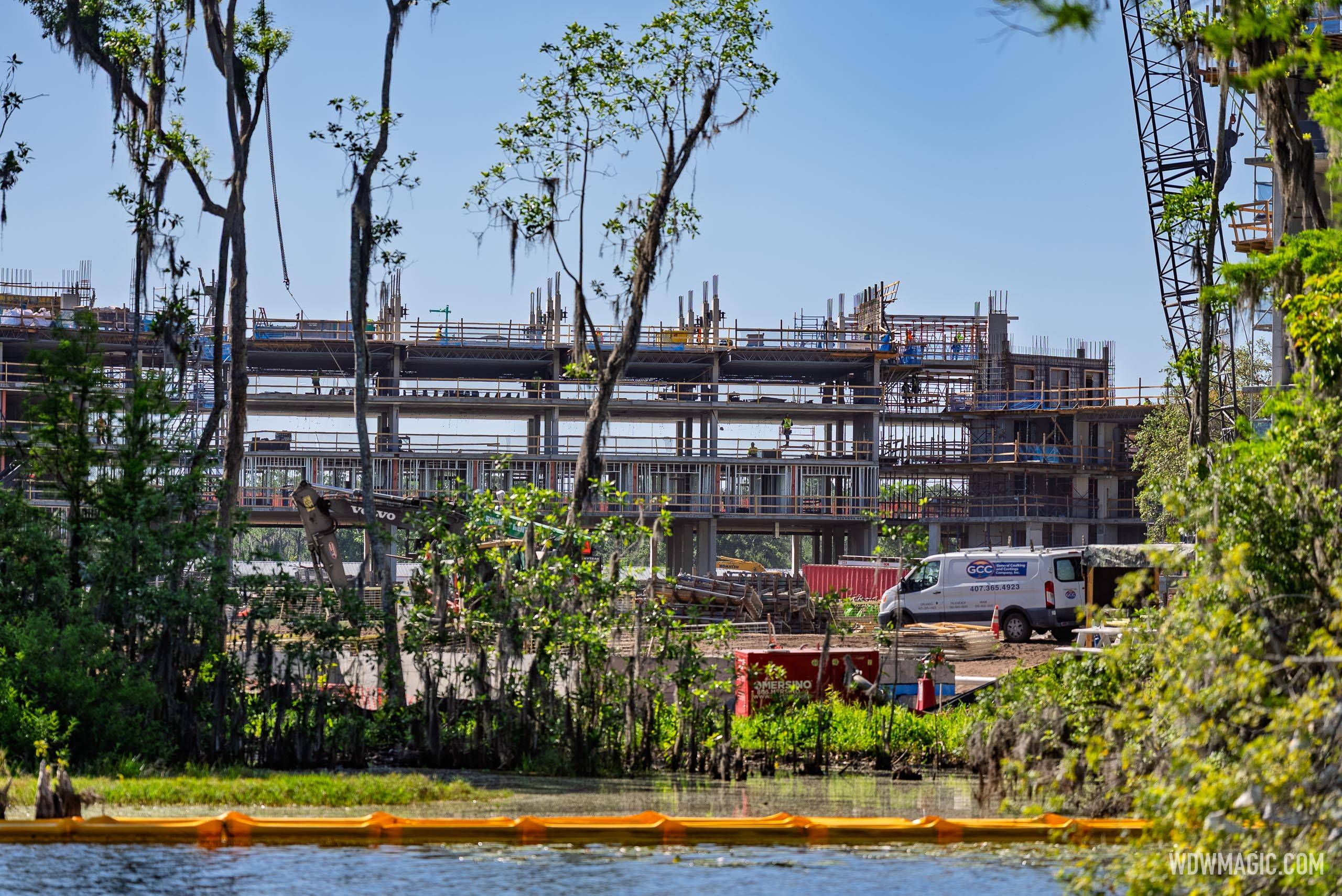 Disney Lakeshore Lodge Construction - April, 2025