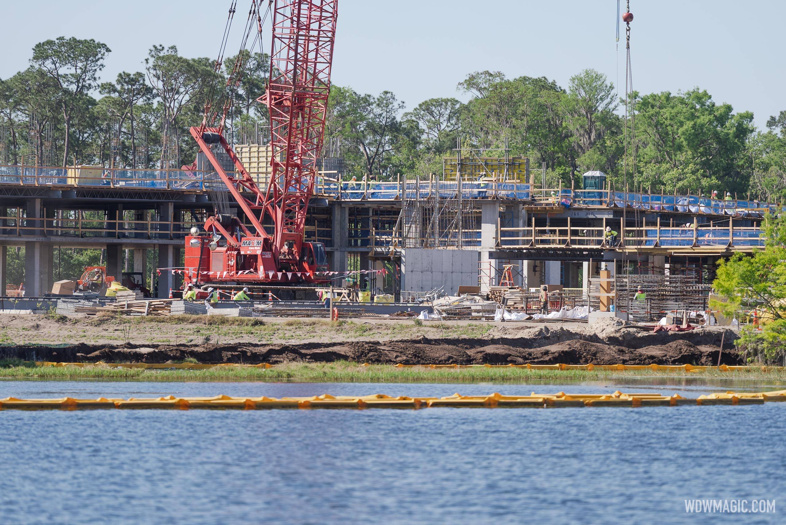 Disney Lakeshore Lodge Construction - April, 2025