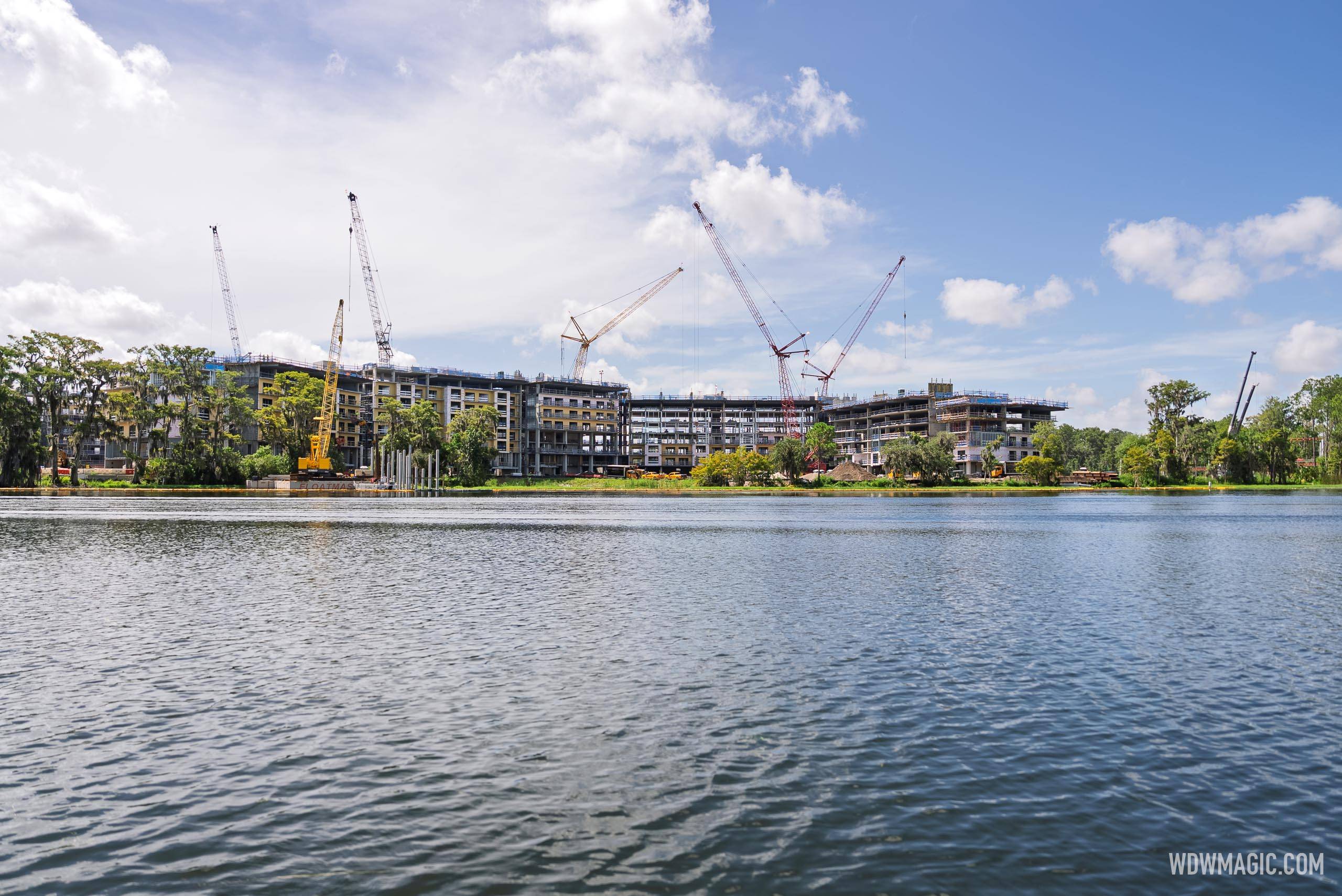Disney Lakeshore Lodge Construction - July, 2025