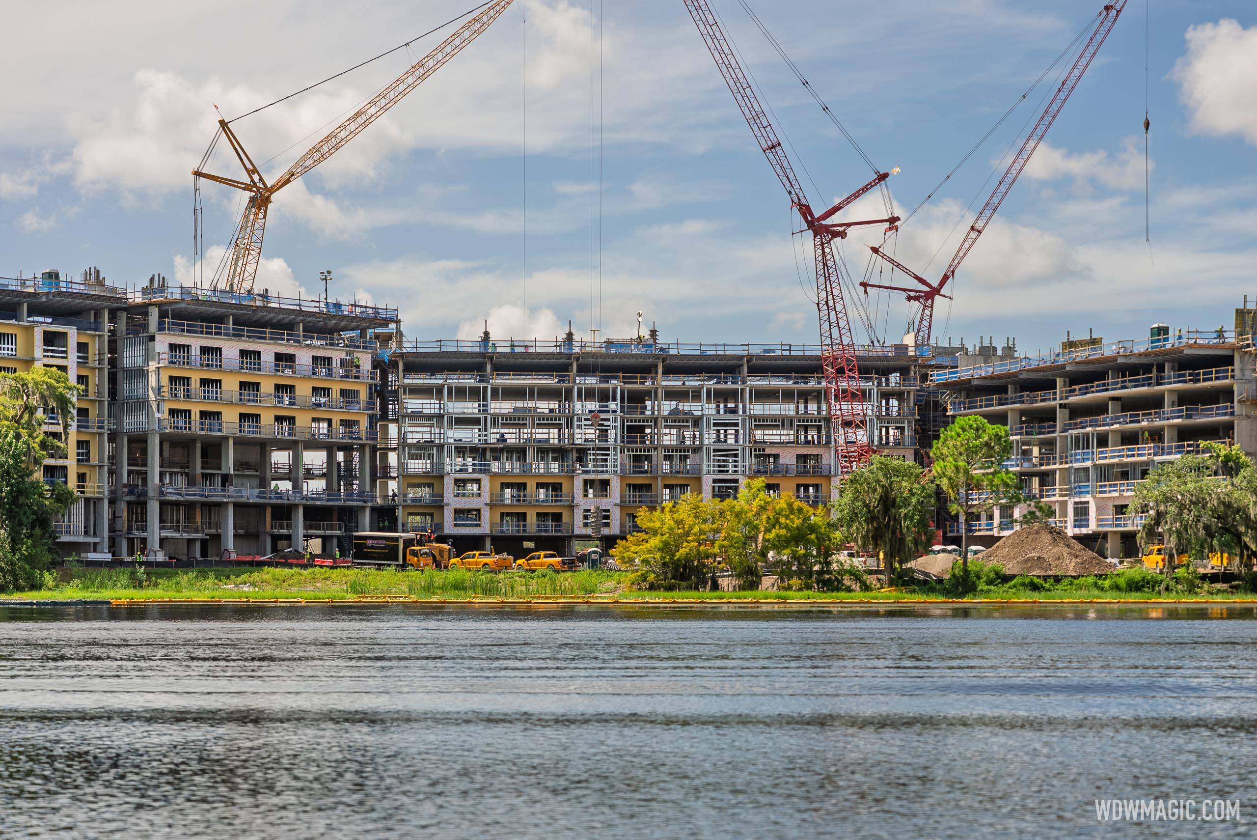Disney Lakeshore Lodge Construction - July, 2025