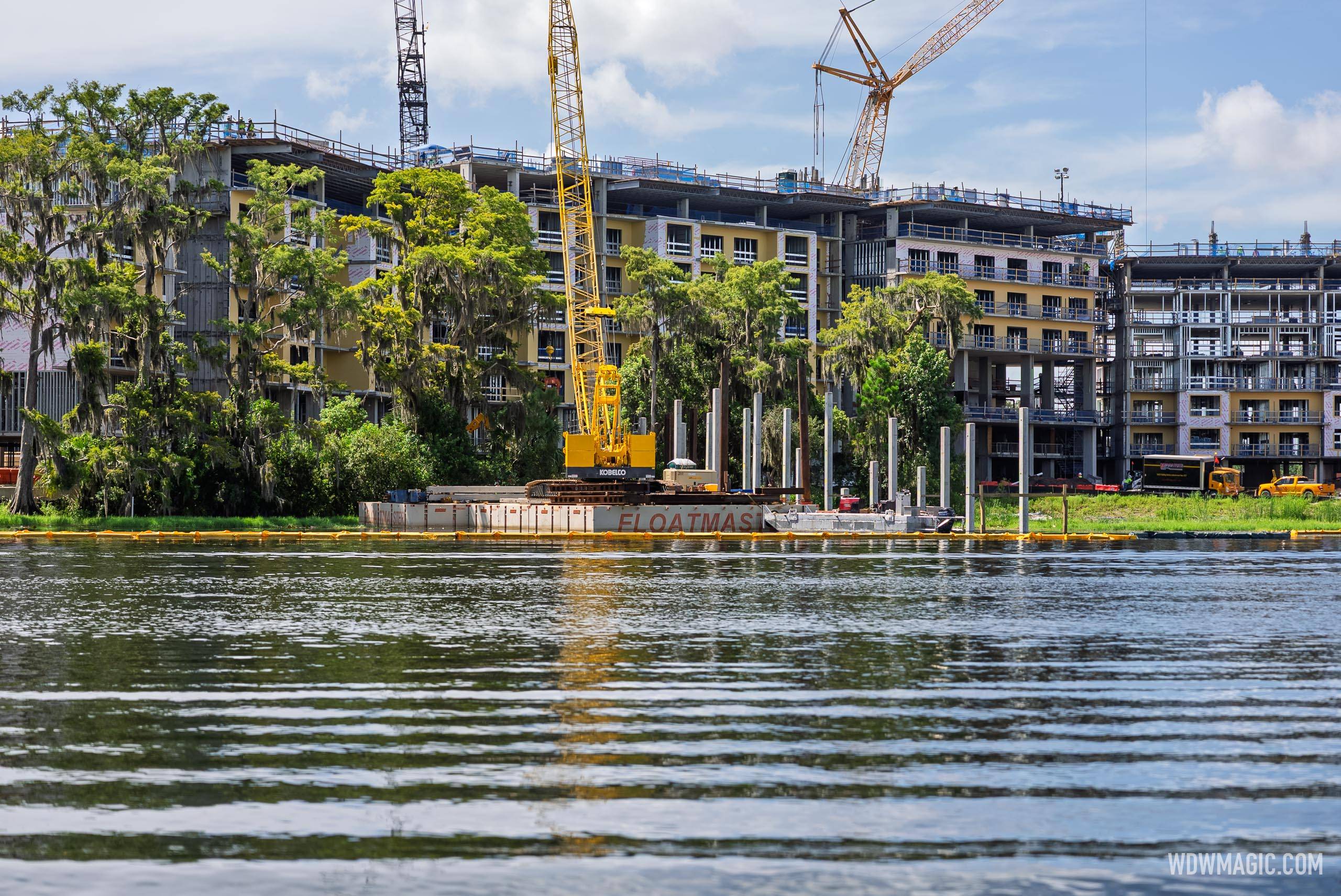 Disney Lakeshore Lodge Construction - July, 2025