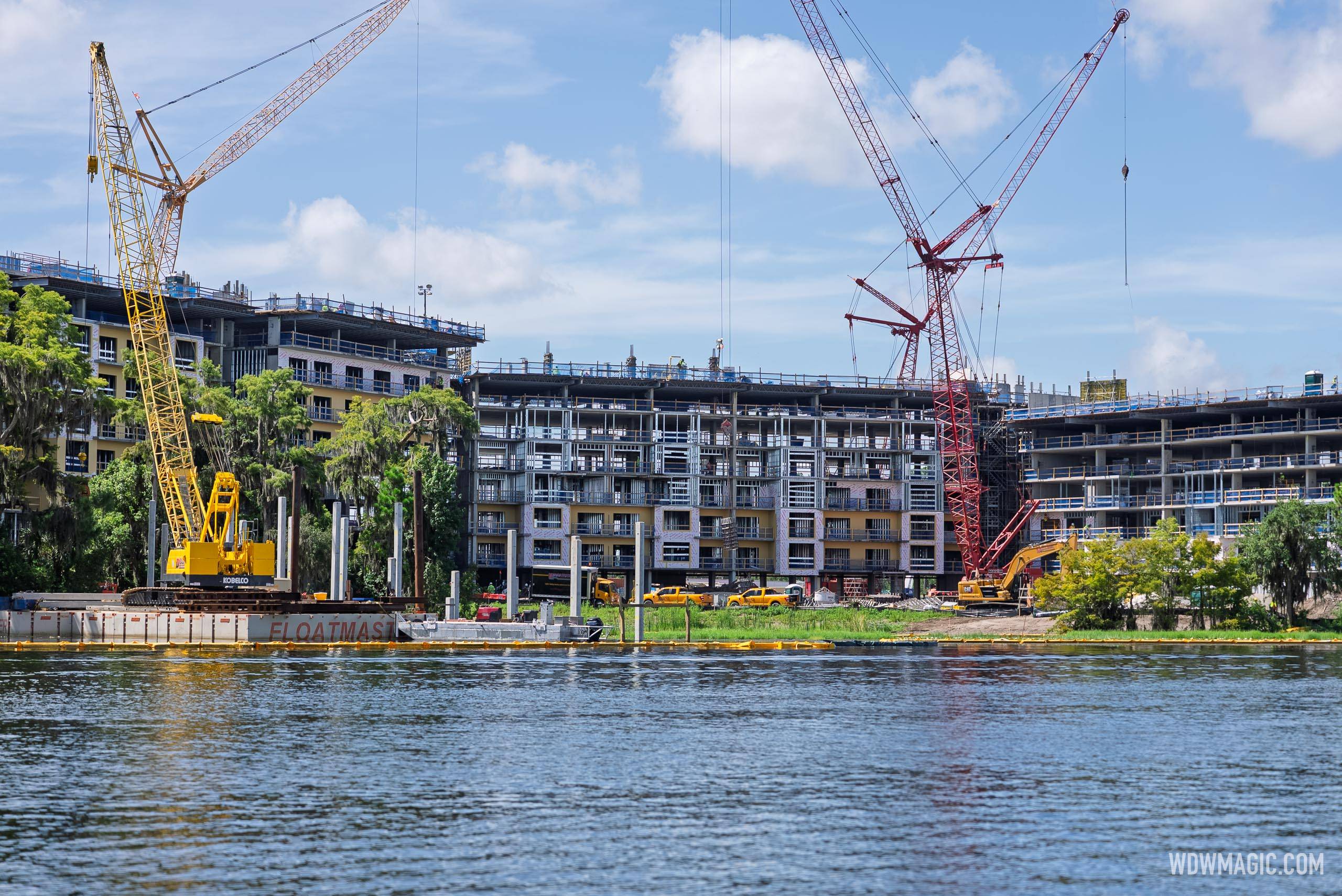 Disney Lakeshore Lodge Construction - July, 2025