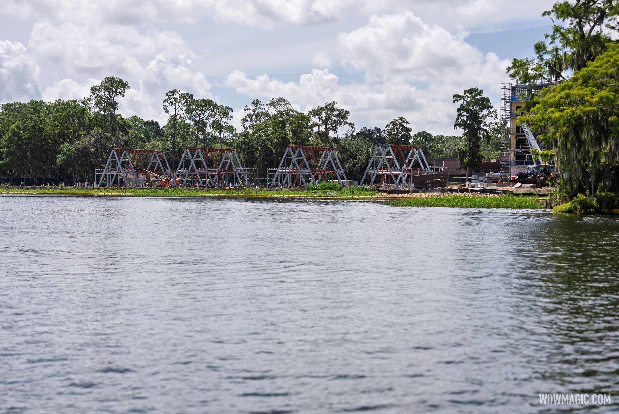 Disney Lakeshore Lodge Construction - July, 2025