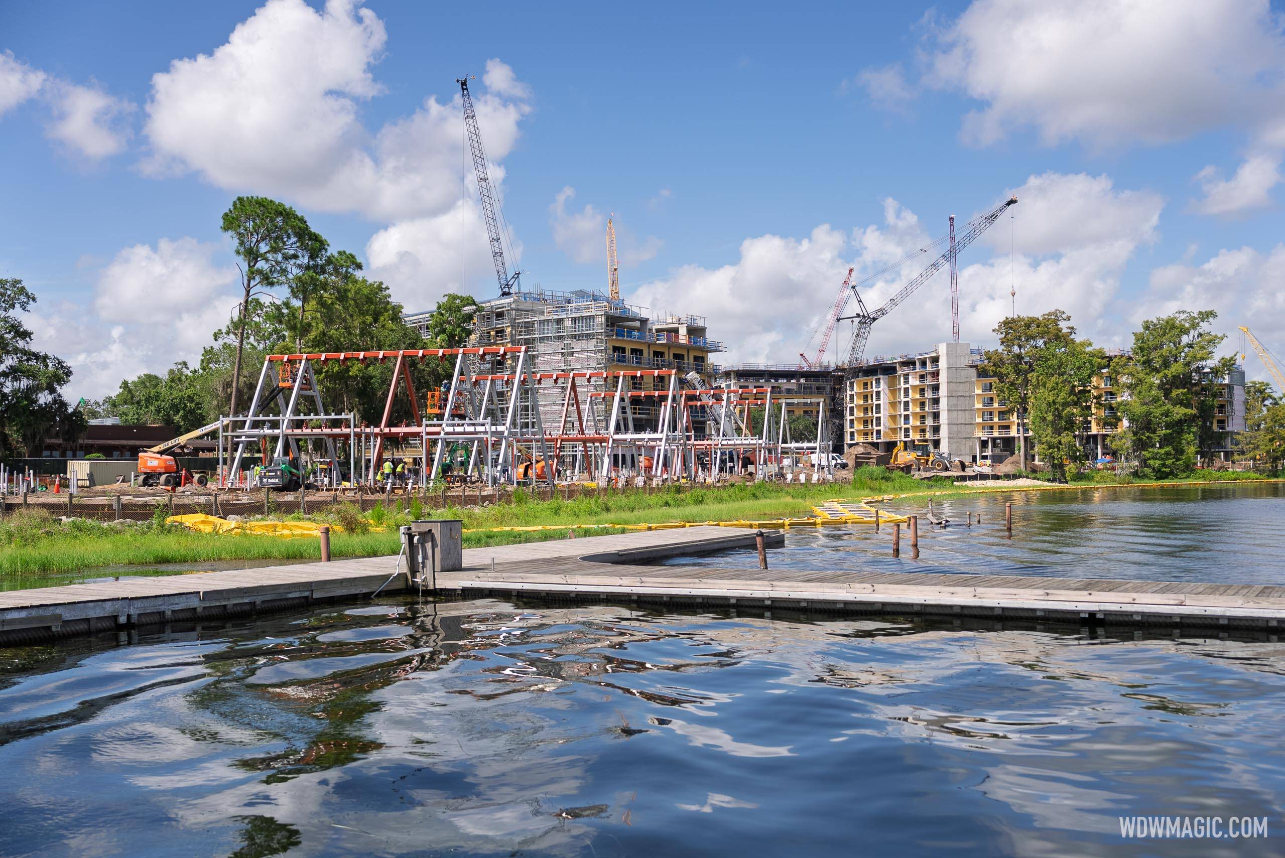 Disney Lakeshore Lodge Construction - July, 2025
