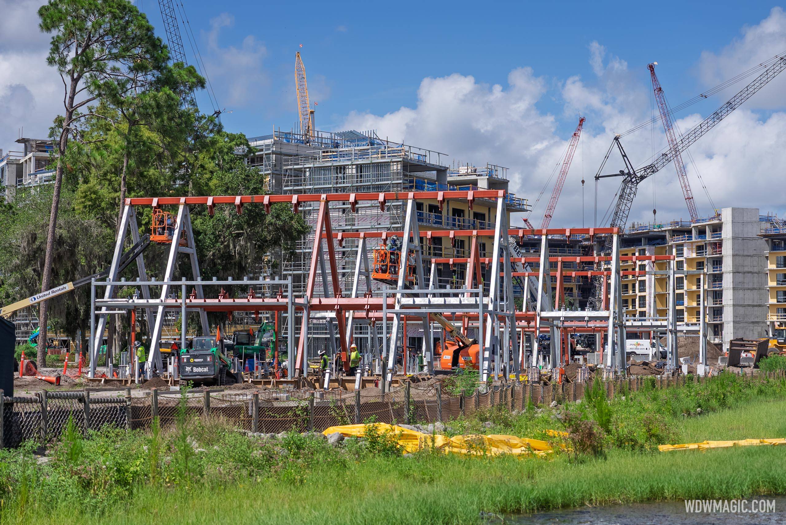 Disney Lakeshore Lodge Construction - July, 2025