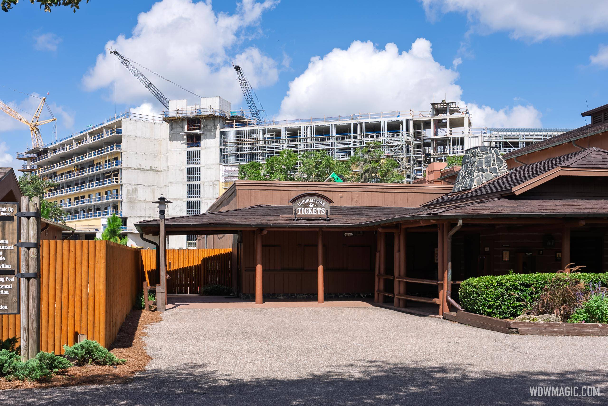 Disney Lakeshore Lodge Construction - July, 2025