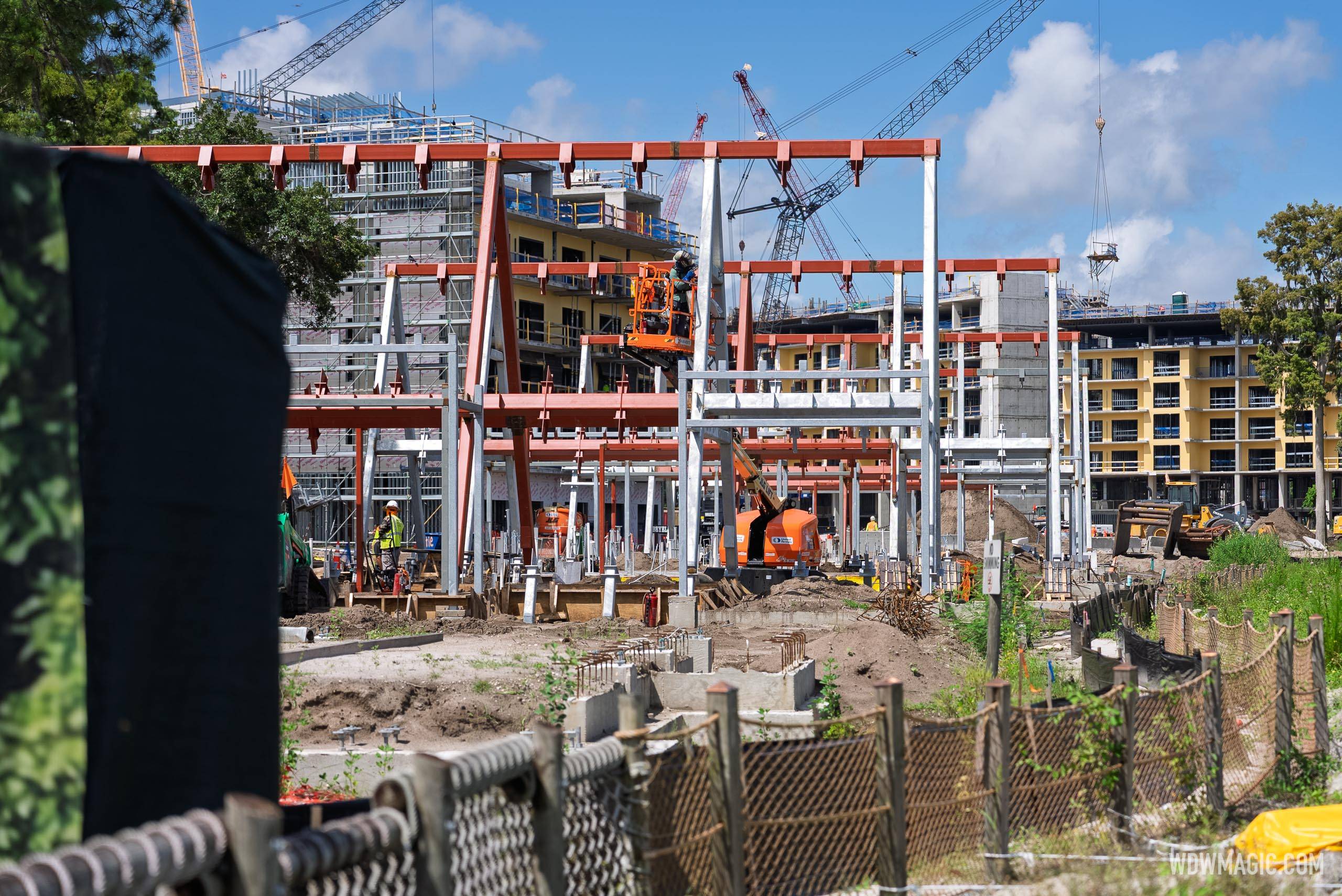 Disney Lakeshore Lodge Construction - July, 2025