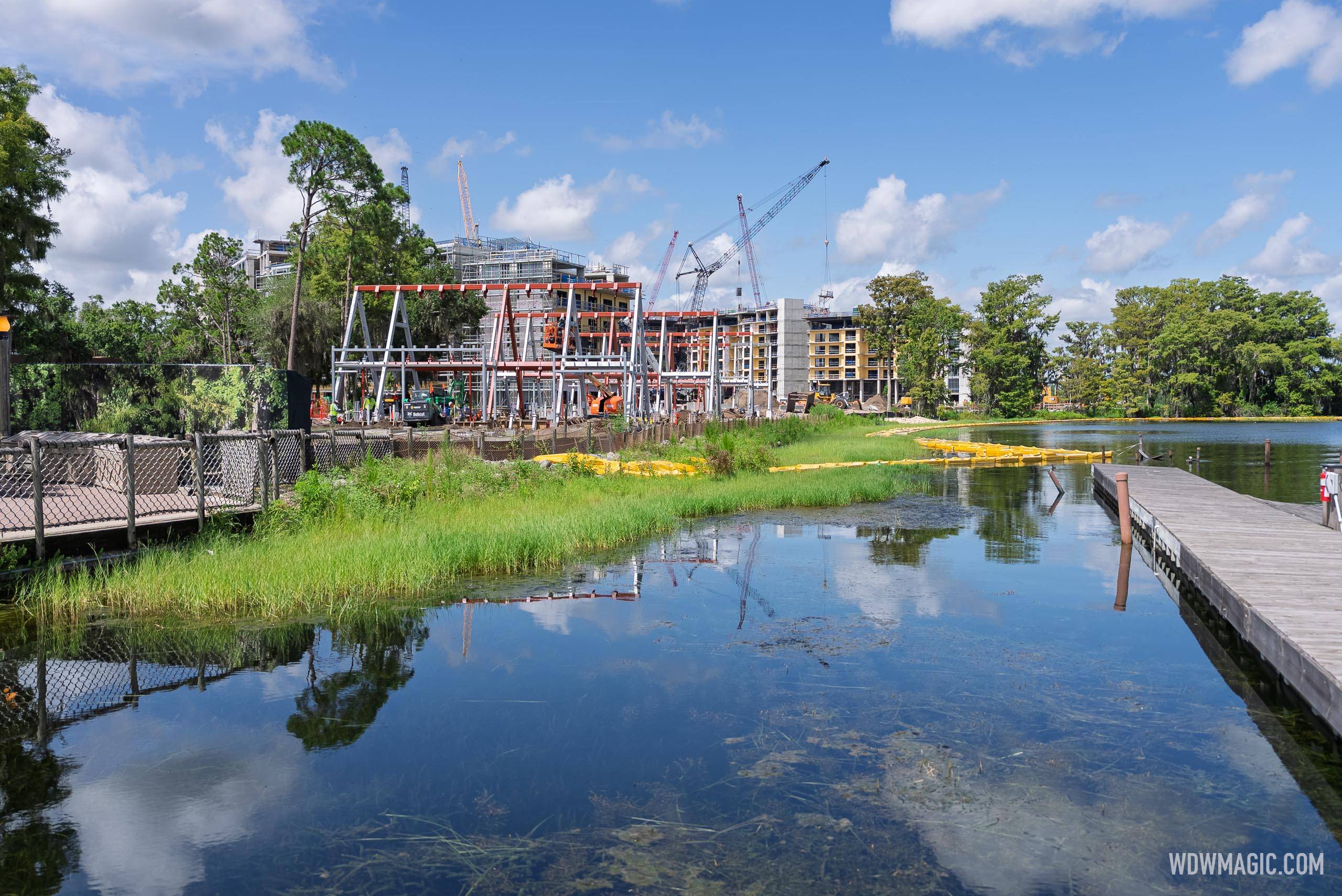 Latest Look at Ongoing Construction at Disney's Lakeshore Lodge
