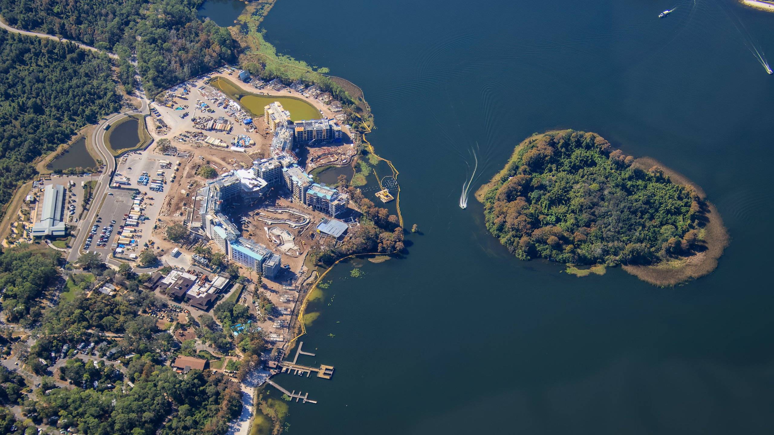 Disney Lakeshore Lodge Construction - December, 2025