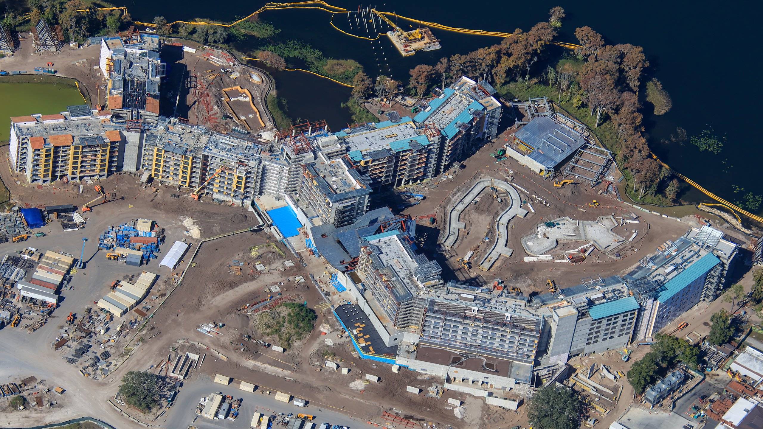 Disney Lakeshore Lodge Construction - December, 2025