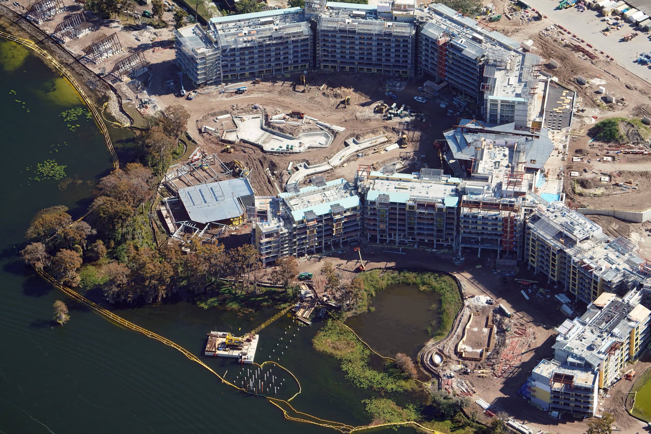Disney Lakeshore Lodge Construction - December, 2025