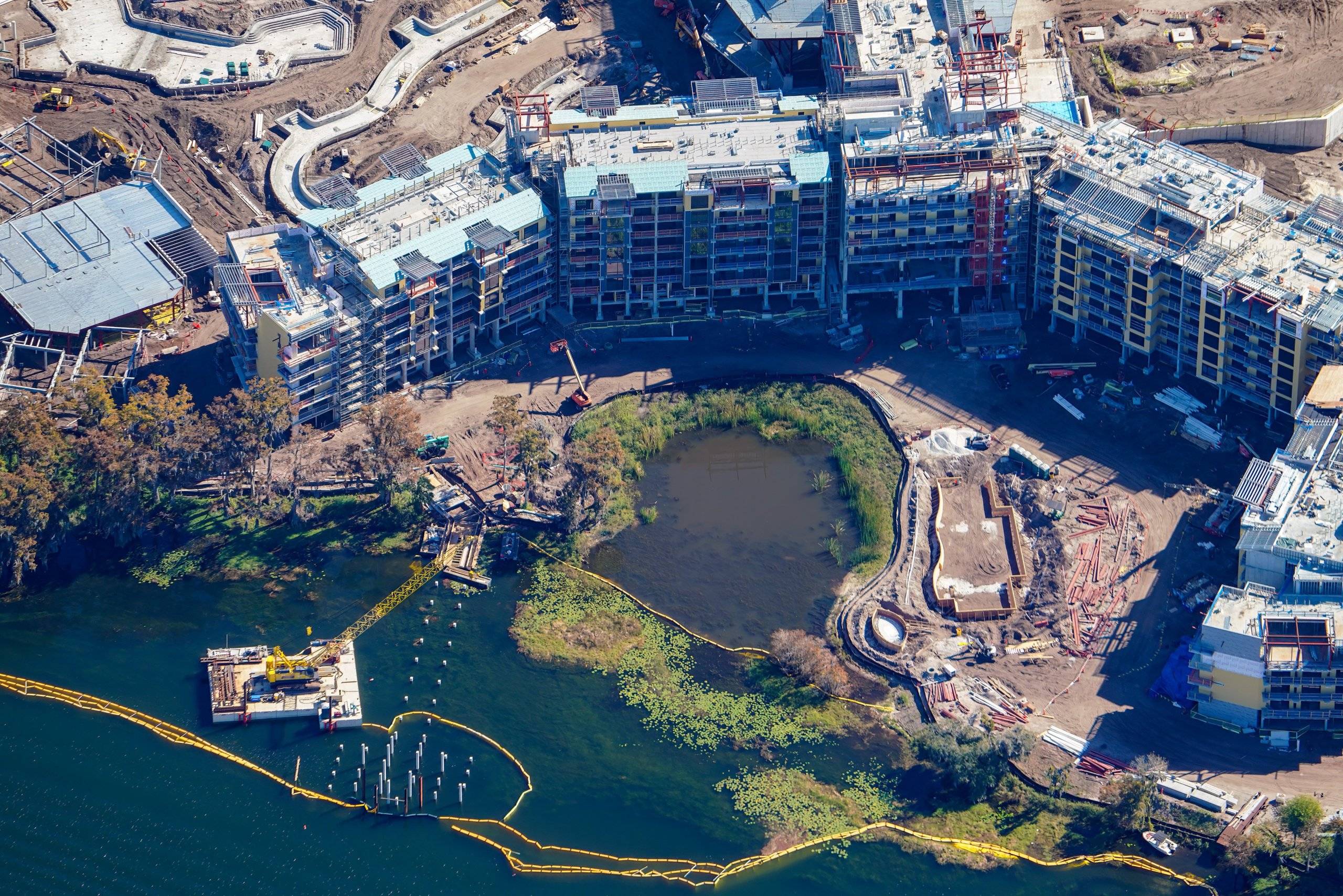 Disney Lakeshore Lodge Construction - December, 2025