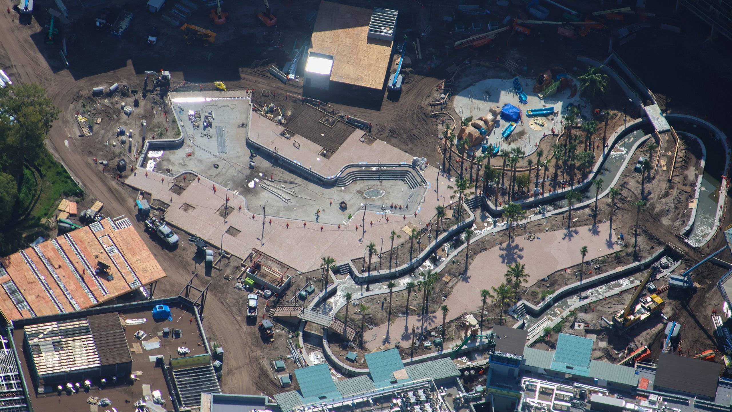 Disney's Lakeshore Lodge August 2026: Aerial Construction Photos