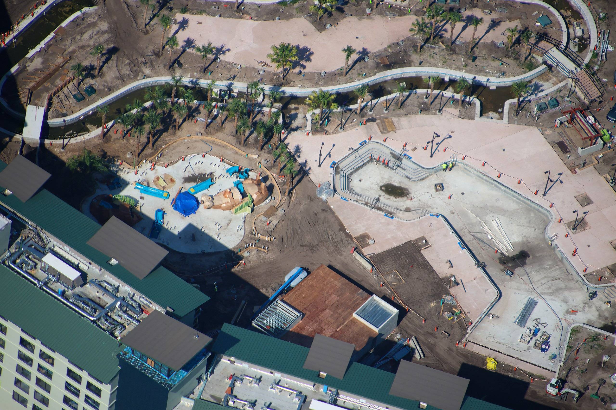 Disney's Lakeshore Lodge August 2026: Aerial Construction Photos