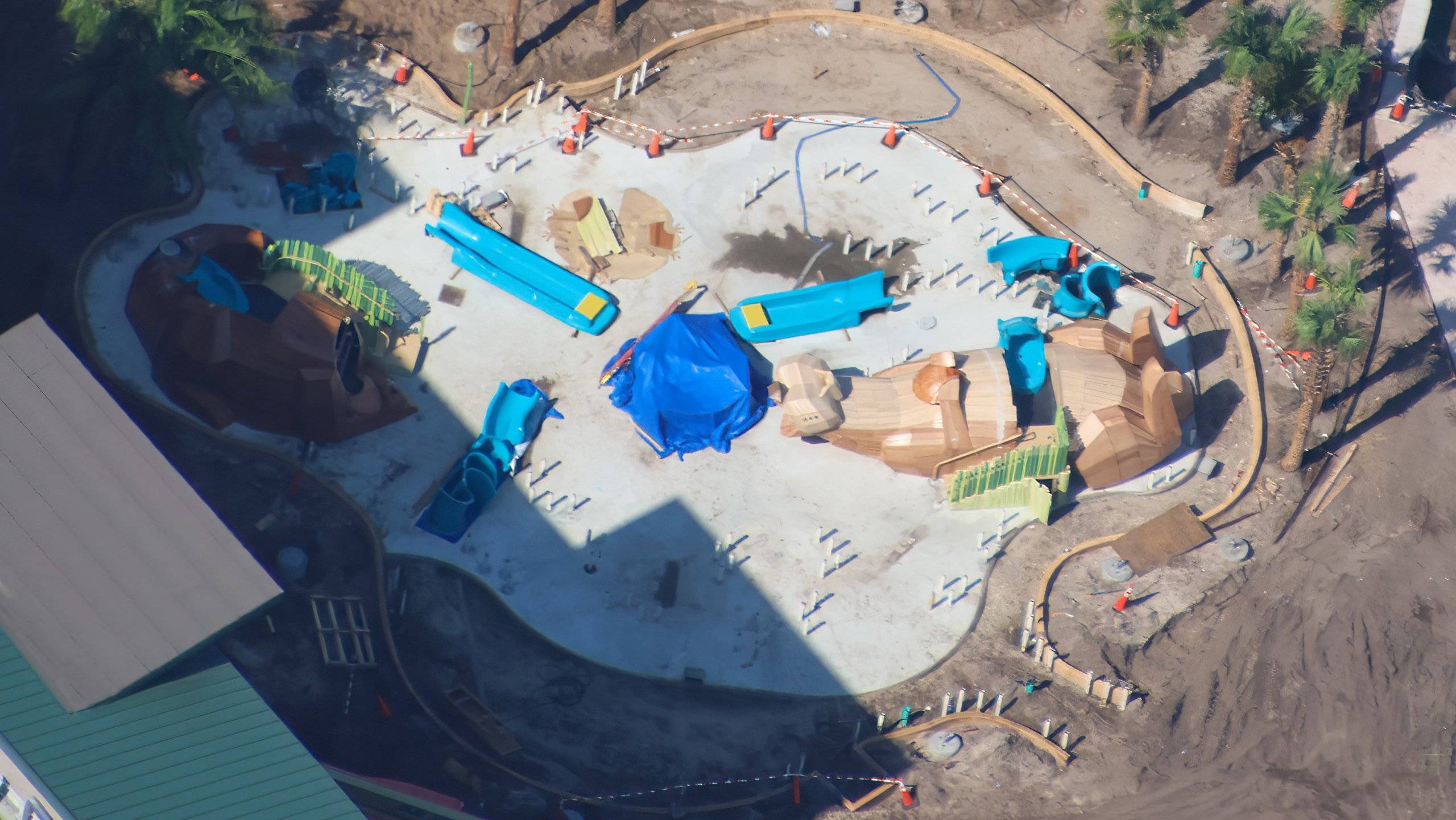 Disney's Lakeshore Lodge August 2026: Aerial Construction Photos