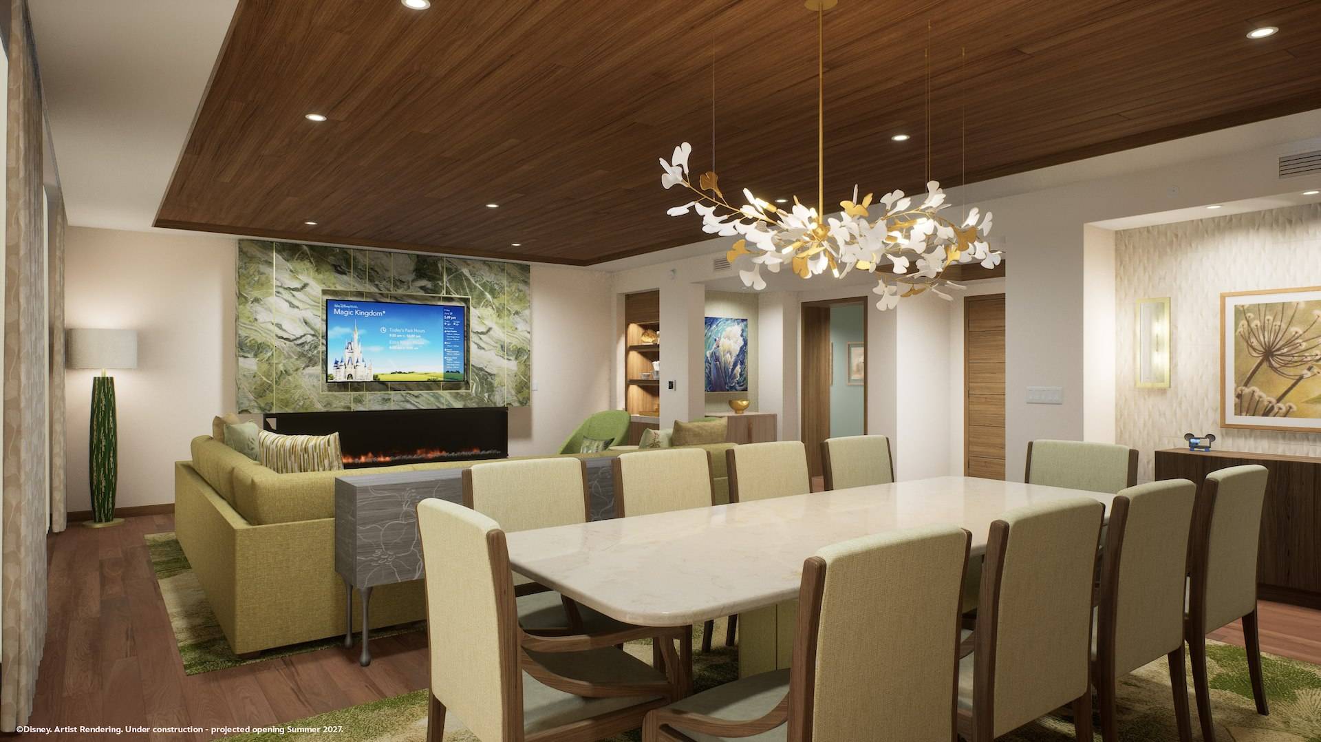 A one- or two-bedroom villa at Disney’s Lakeshore Lodge