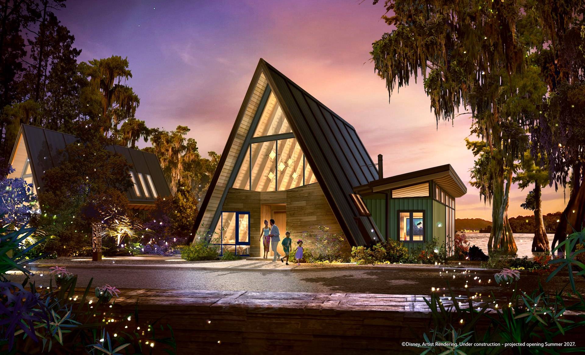A waterfront Lake House room at Disney’s Lakeshore Lodge