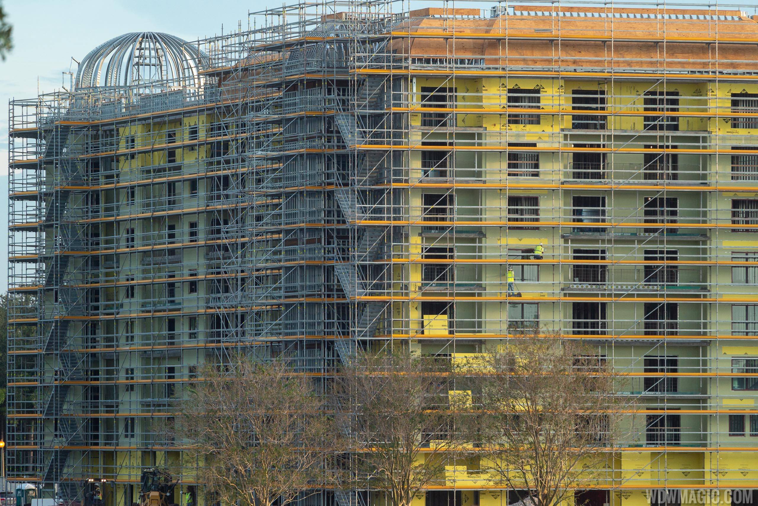 Disney Riviera construction from the ground - October 2018