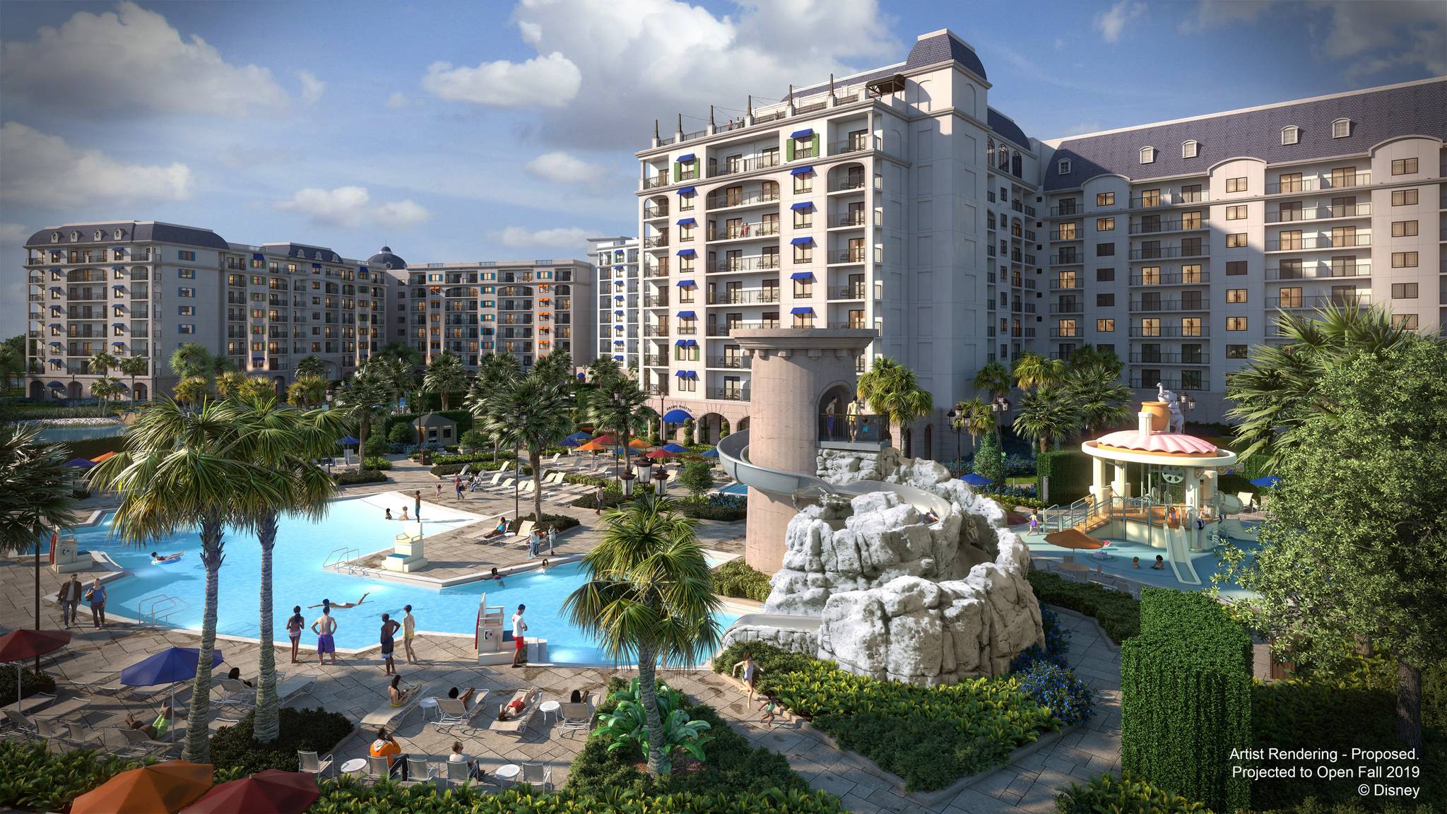 Disney Riviera Resort concept art - Riviera Pool