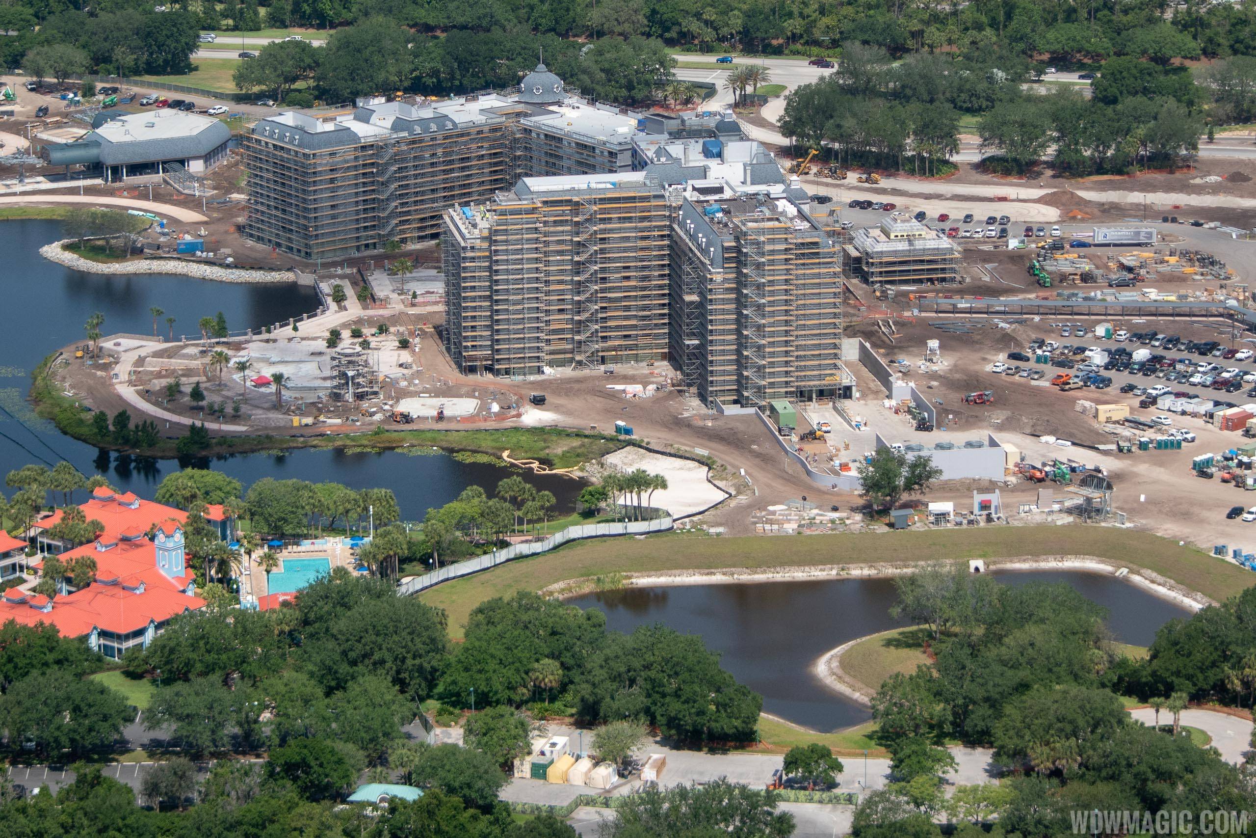 Disney Riviera construction from the air - May 2019