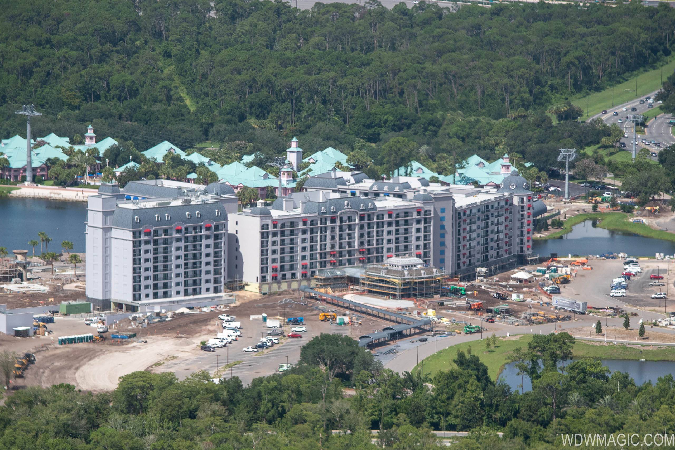 Disney Riviera construction from the air - July 2019